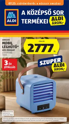 Aldi Középső sor termékei - amely érvényes a következő dátumtól: 2026.07.23.