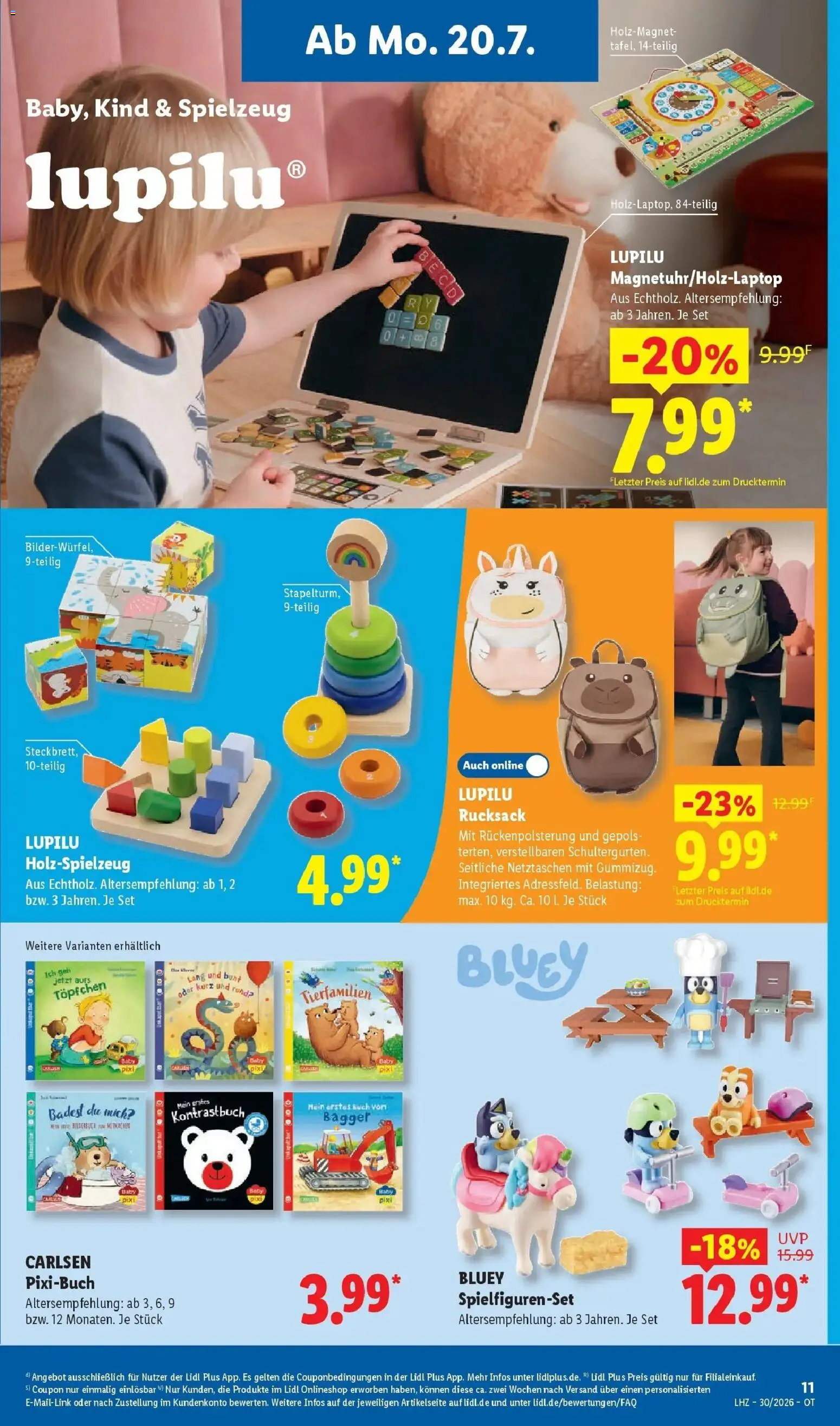 Lidl Prospekt Senftenberg – gültig ab 20.07.2026 | Seite: 31 | Produkte: Rucksack