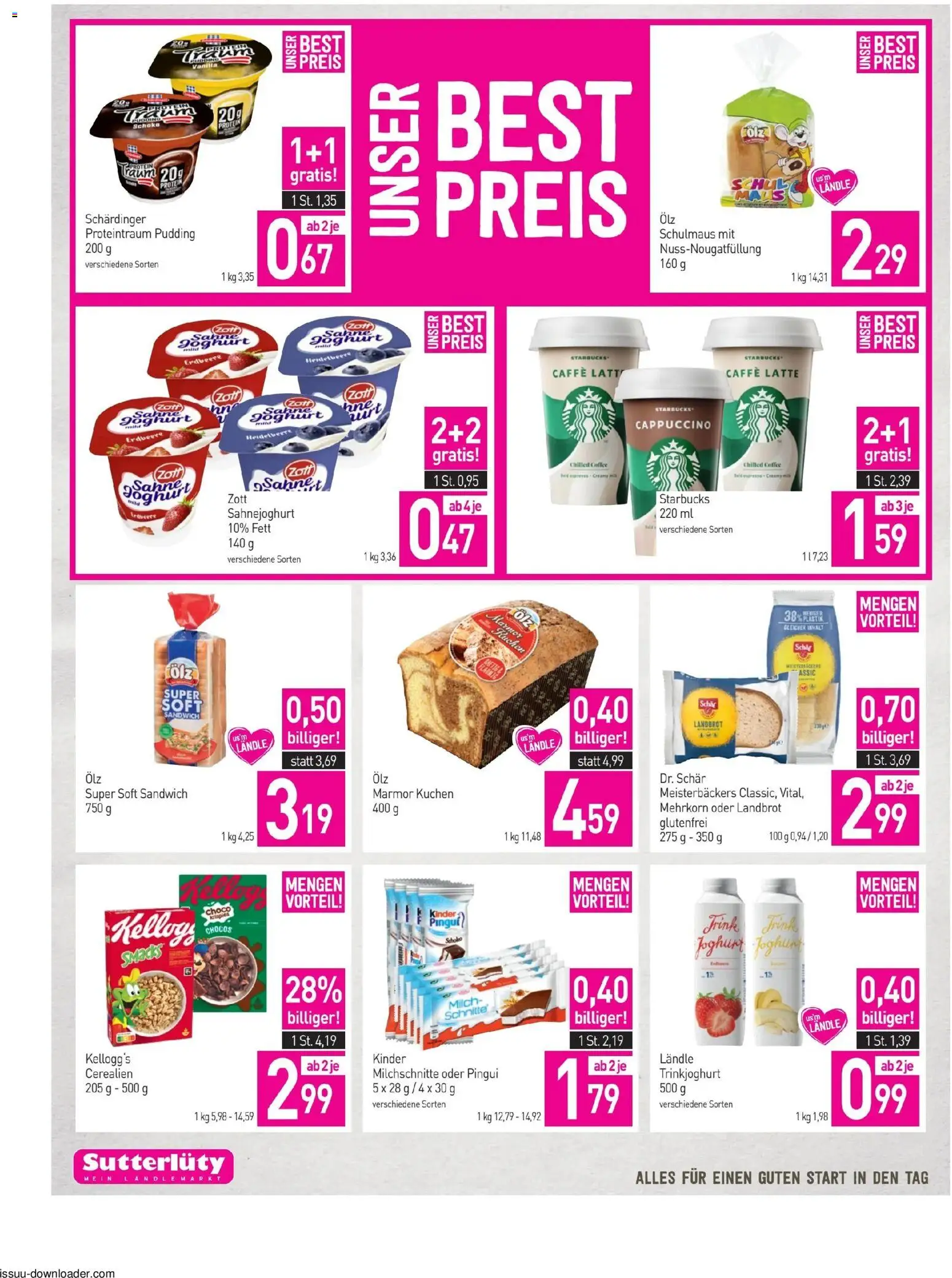Sutterlüty Flugblatt gültig ab 07.05.2026 | Seite: 18 | Produkte: Sahne, Maus, Milch, Joghurt