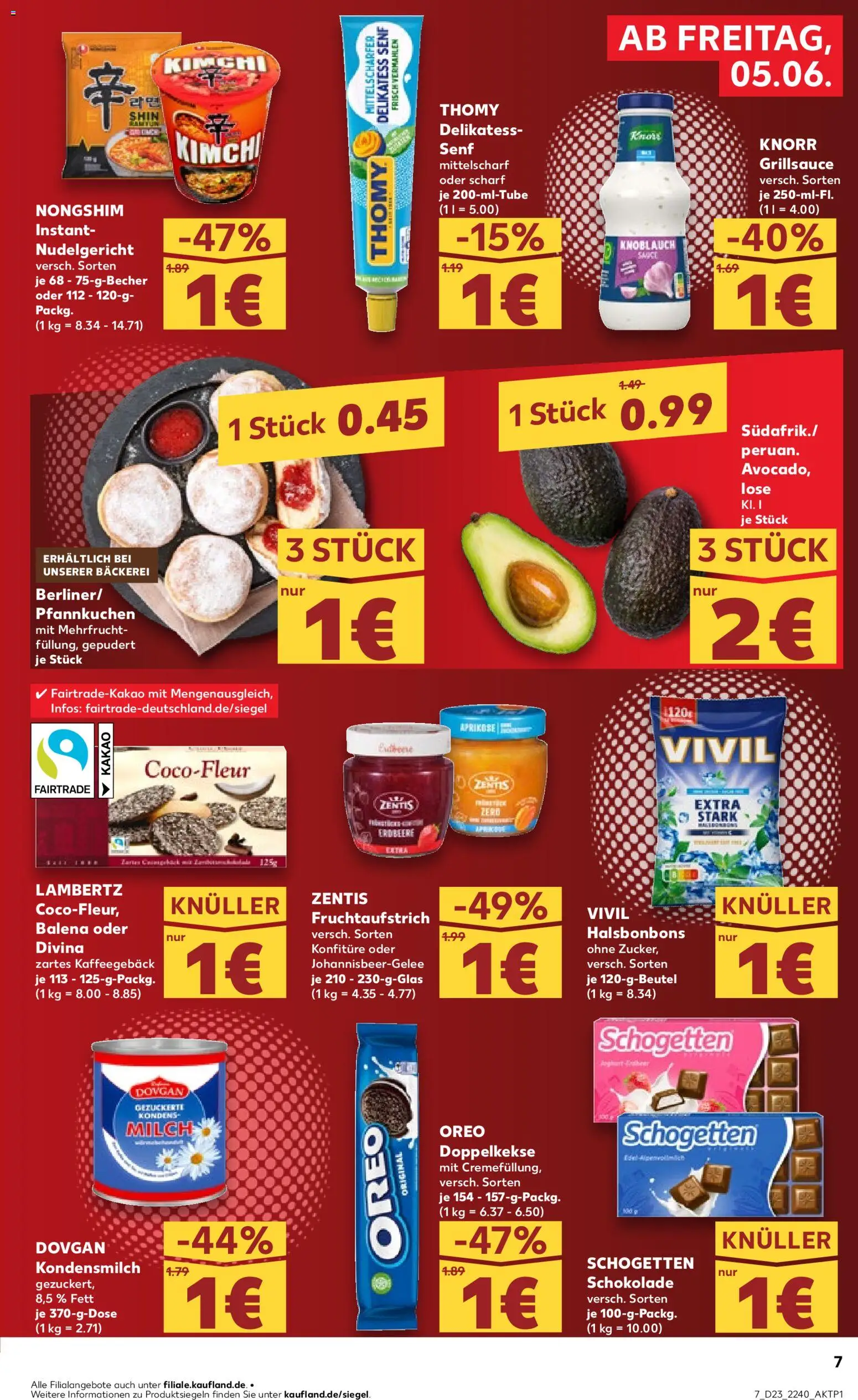 Kaufland Prospekt Stuttgart – gültig ab 04.06.2026 | Seite: 7 | Produkte: Milch, Schokolade, Pfannkuchen, Schogetten
