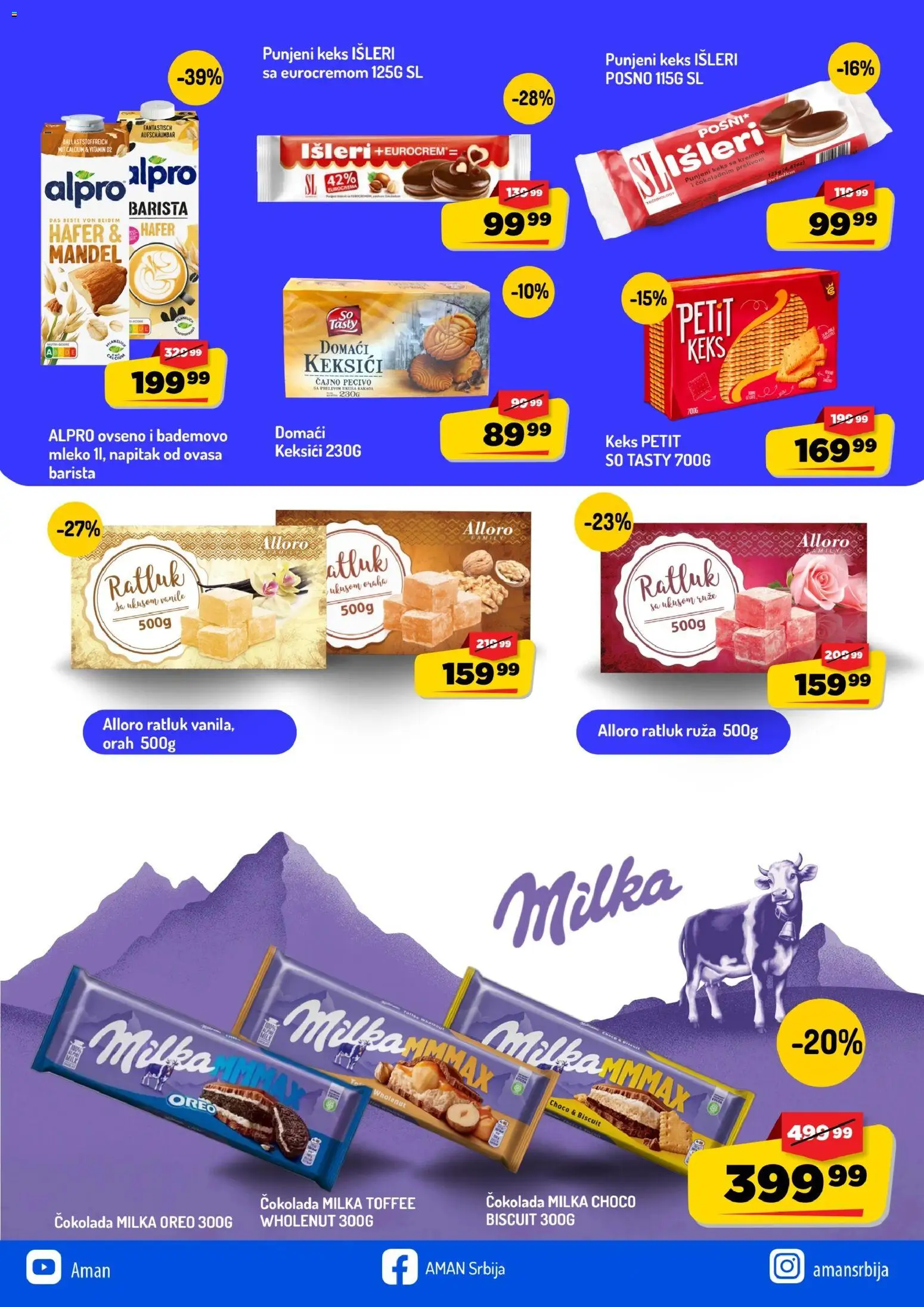 Aman katalog - važi od 01.10.2026 | Strana: 4 | Proizvode: Keks, So, Alpro, Čokolada