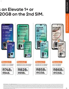 Cell C specials catalogue – valid from 06.05.2026 | Page: 33 | Products: Data, Sim, Battery, Water