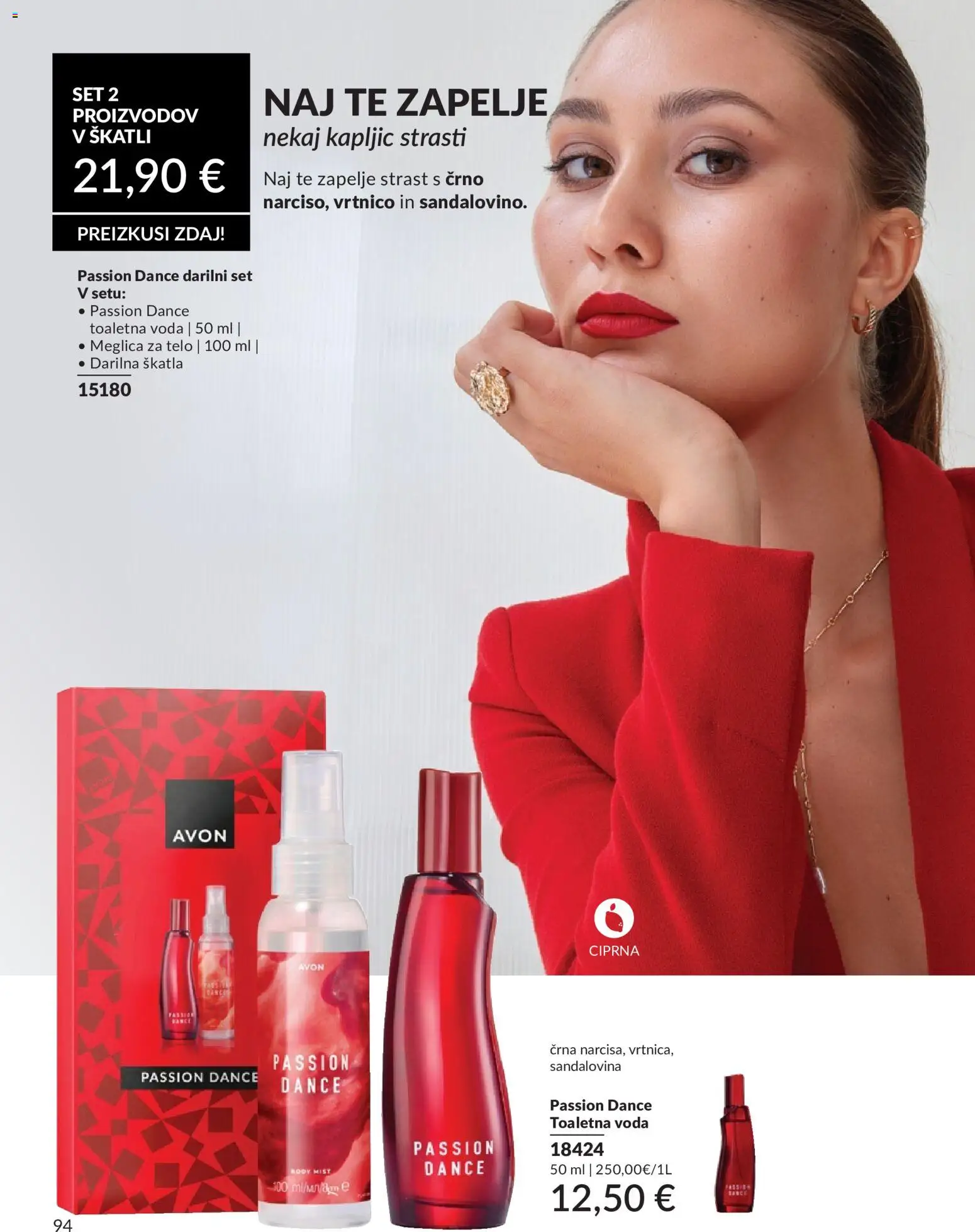 Novi Avon katalog ponudbe – veljaven od 01.05.2026 | Stran: 94 | Izdelki: Skatla, Voda, Toaletna voda