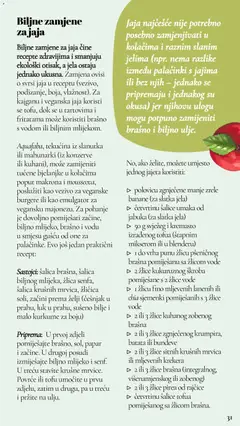 Lidl - Biraj biljno, jedi fino - Pregled kataloga iz trgovine Lidl, vrijedi od 25.10.2024 | Stranica: 31
