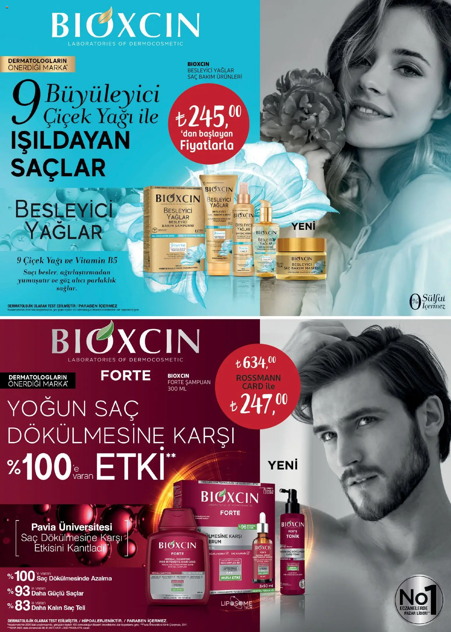 Rossmann - Ağustos Kişisel Bakım Kataloğu - 30 Temmuz 2026 tarihinden itibaren geçerlidir | Sayfa: 8 | Ürünler: Şampuan, Saç Kremi
