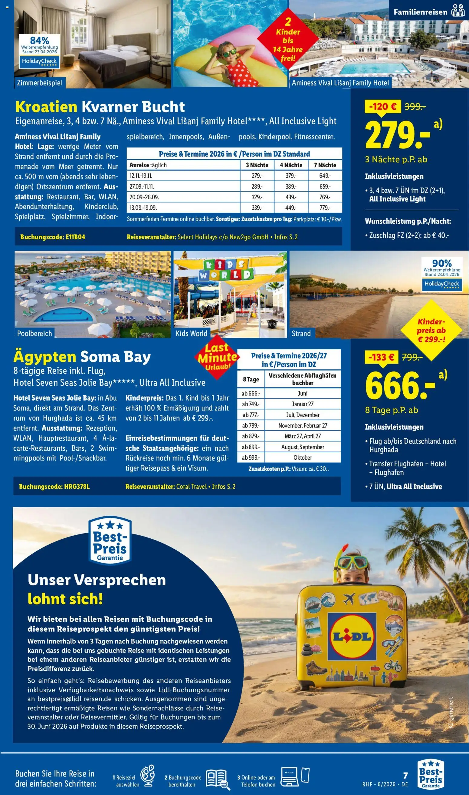 Lidl Reisen Prospekt – gültig ab 30.05.2026 | Seite: 7 | Produkte: Coral, Rum, Telefon