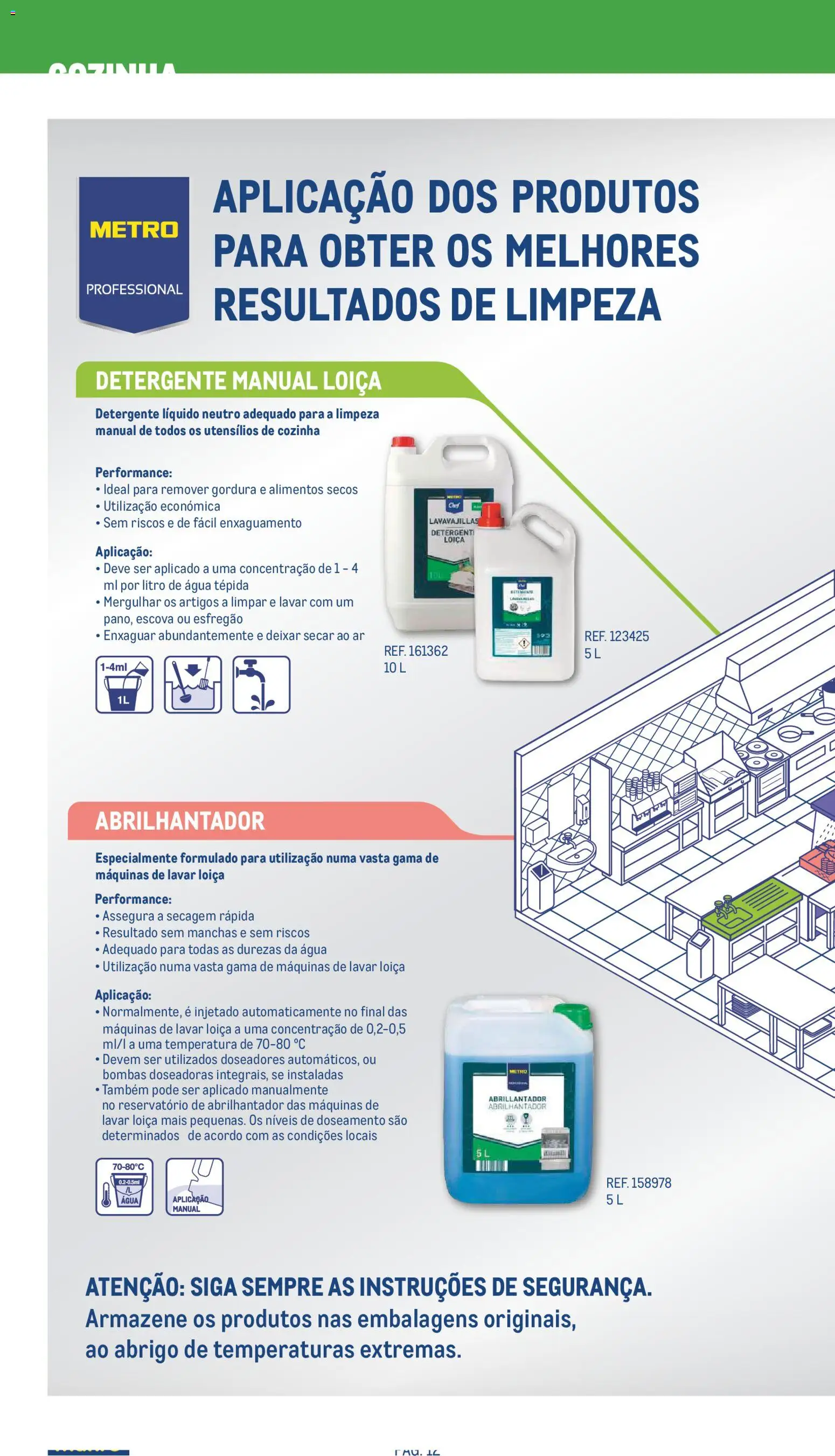 Makro Especial Limpeza 2026 │ válido de 20.05.2026 | Página: 12 | Produtos: Agua, Esfregão, Abrilhantador, Detergente