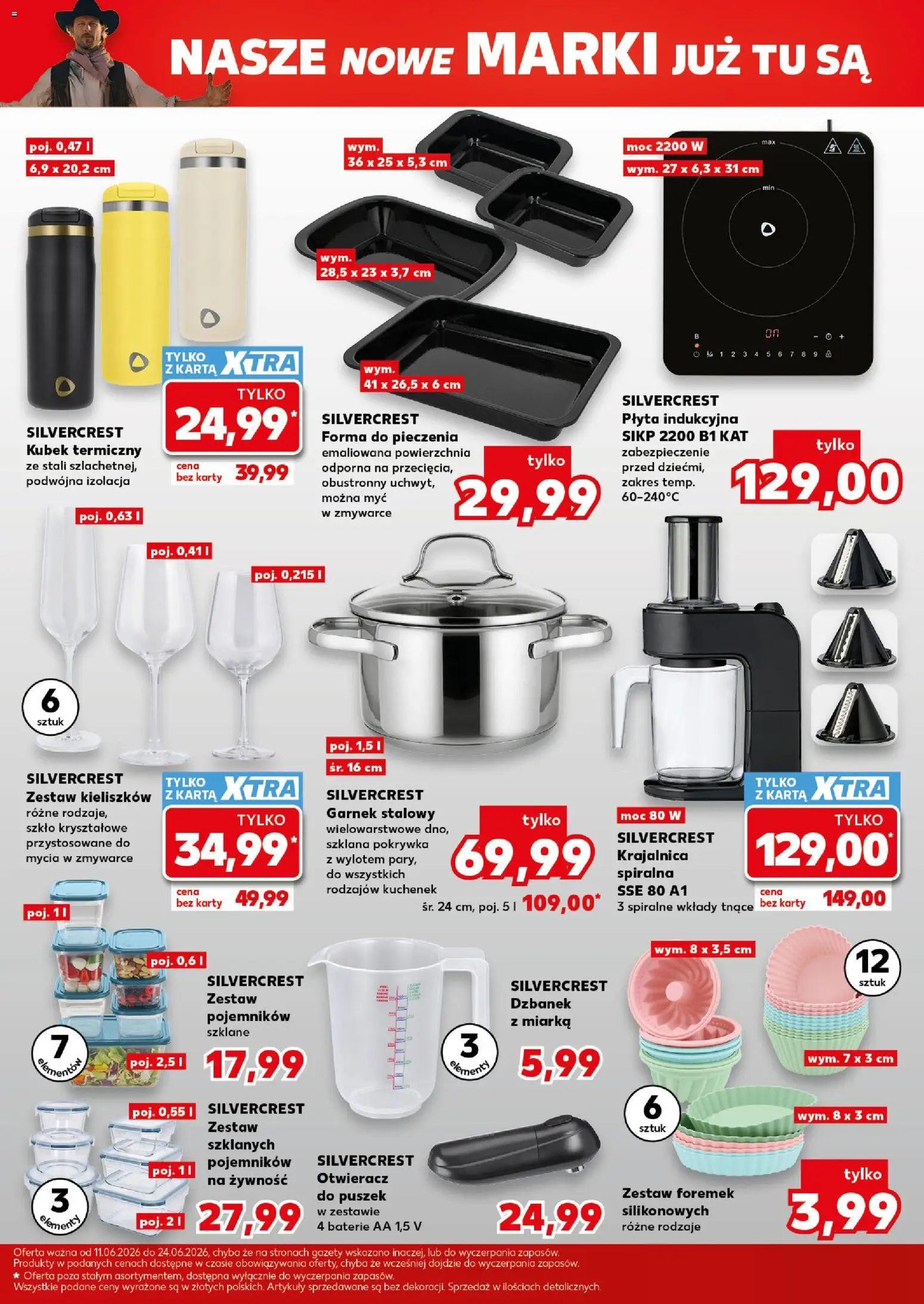 Kaufland Polsko leták - Nowe marki od 11.06.2026 | Strana: 9 | Produkty: Baterie AA, Forma, Karty, Baterie