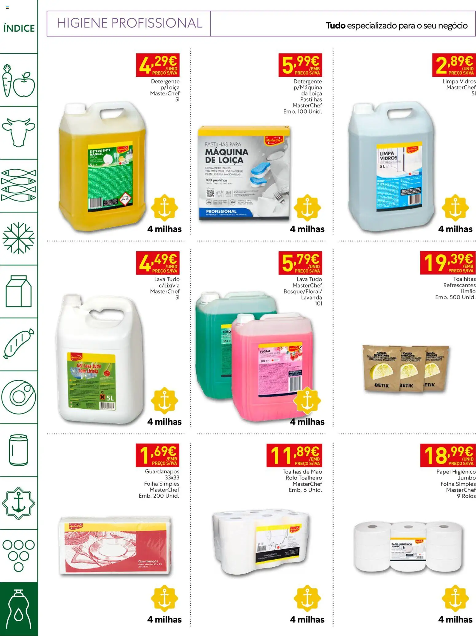 Recheio folheto Horeca Madeira │ válido de 27/10/2026 | Página: 26 | Produtos: Papel higiénico, Guardanapos, Detergente, Limpa vidros