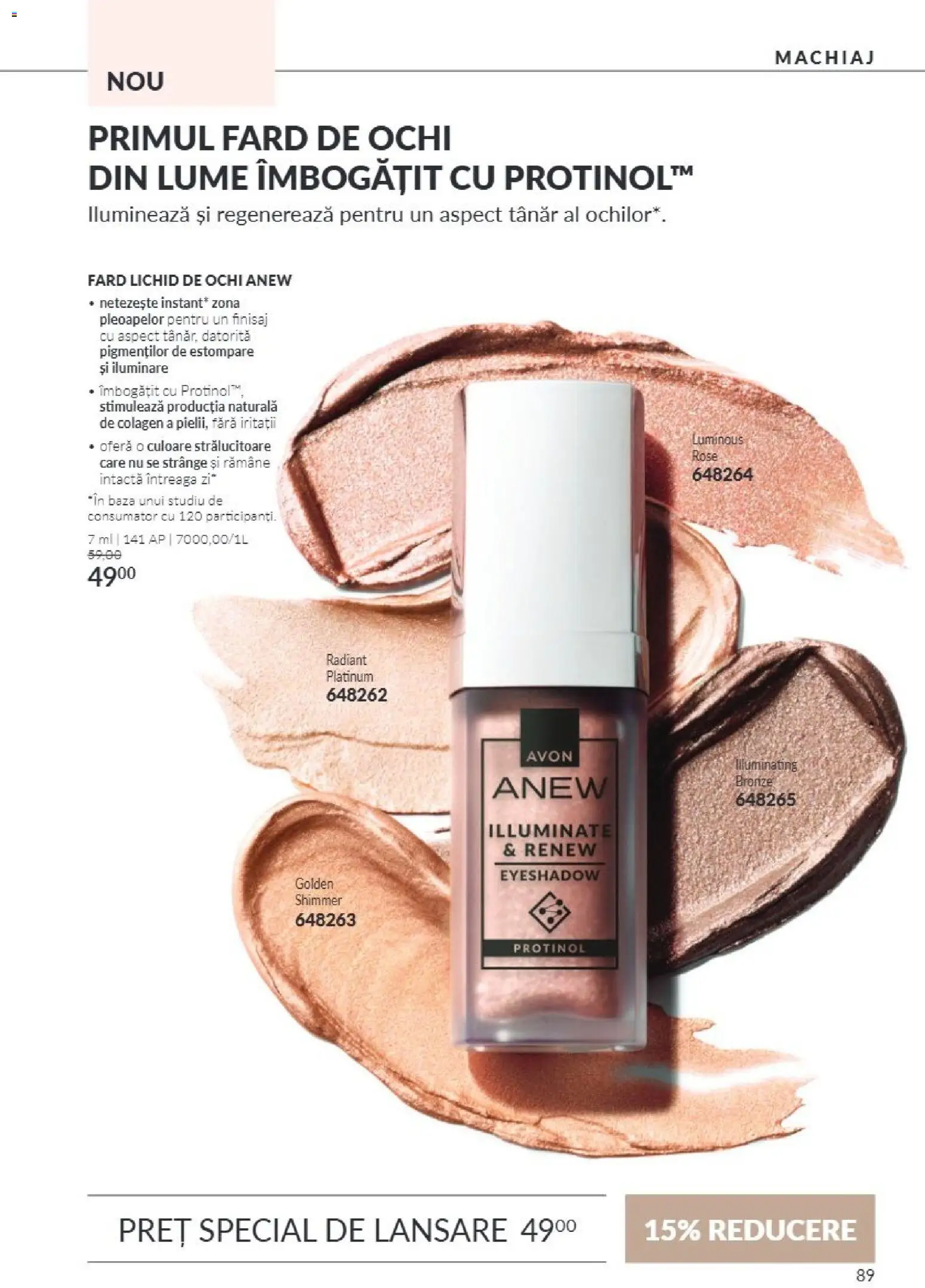 Noul catalog Avon – valabil de la 01.11.2026 | Pagină: 89 | Produse: Ochi, Finisaj, Machiaj