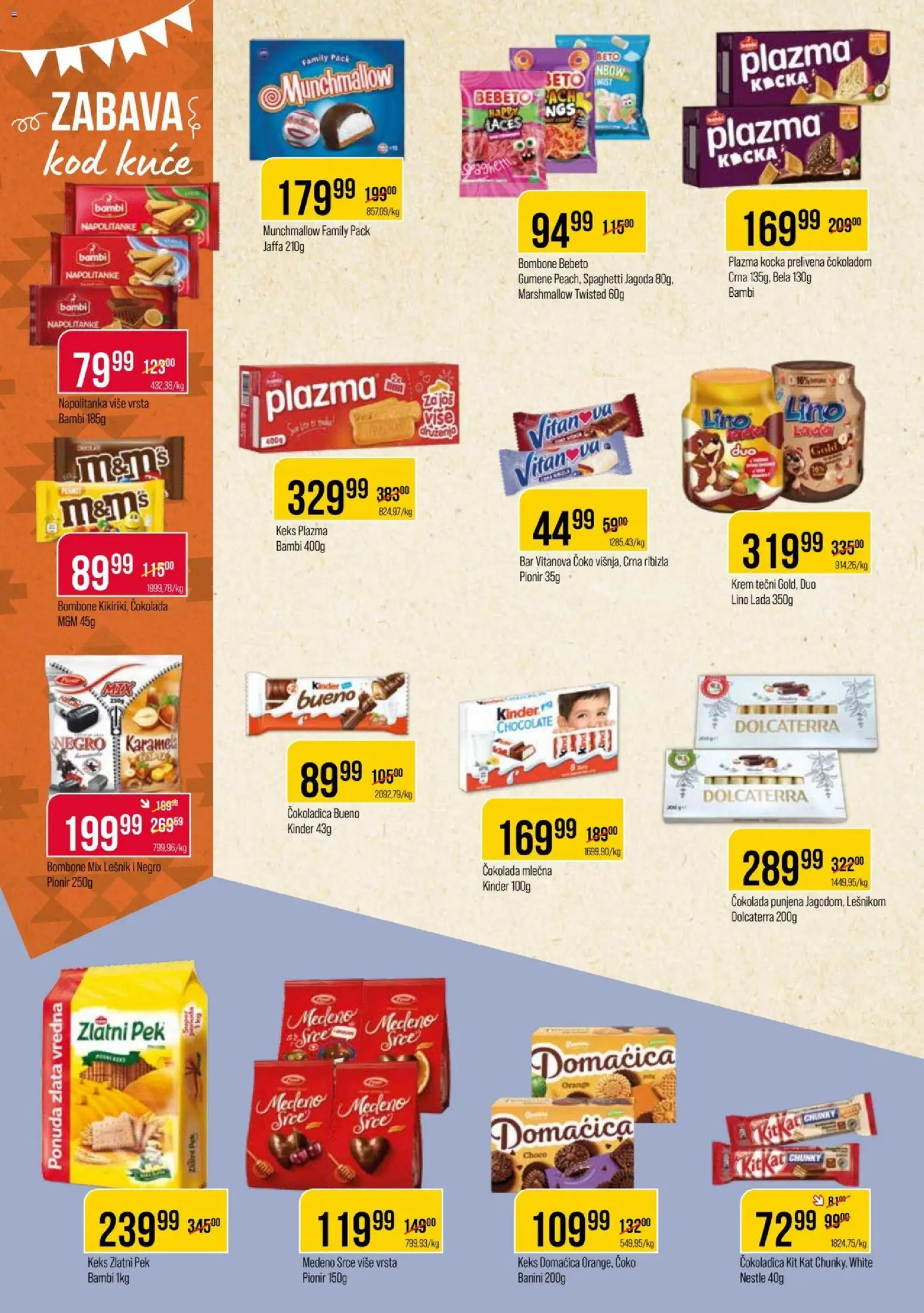 Metalac Proleter katalog - važi od 26.08.2026 | Strana: 8 | Proizvode: Bombone, Munchmallow, Plazma, Napolitanke