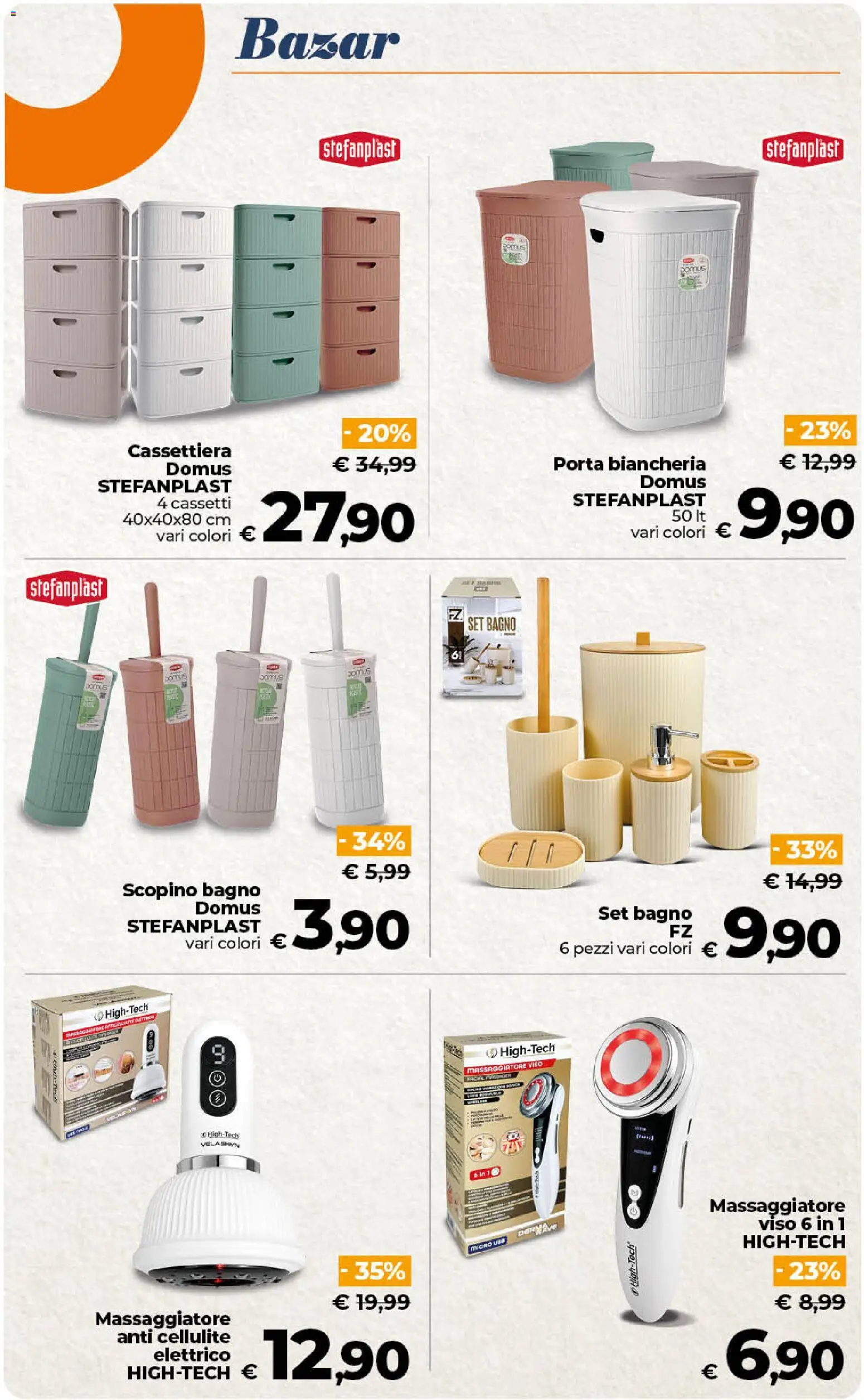 Volantino Ipercoop del 13/10/2026 | Pagina: 55 | Prodotti: Scopino, Porta, Cassettiera, Bagno
