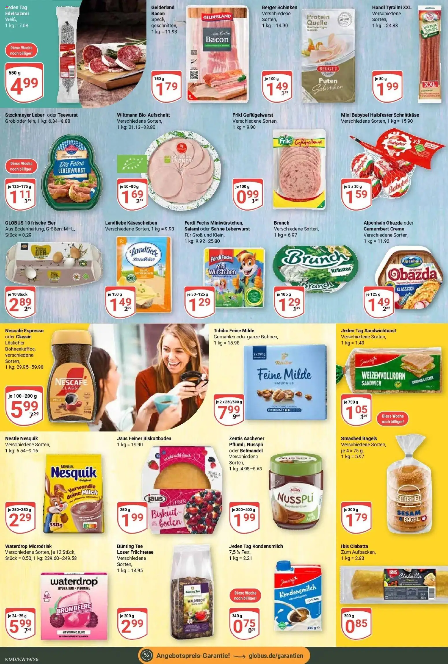 Globus Prospekt Köln	 – gültig ab 04.05.2026 | Seite: 13 | Produkte: Nescafe, Eier, Salami, Sahne