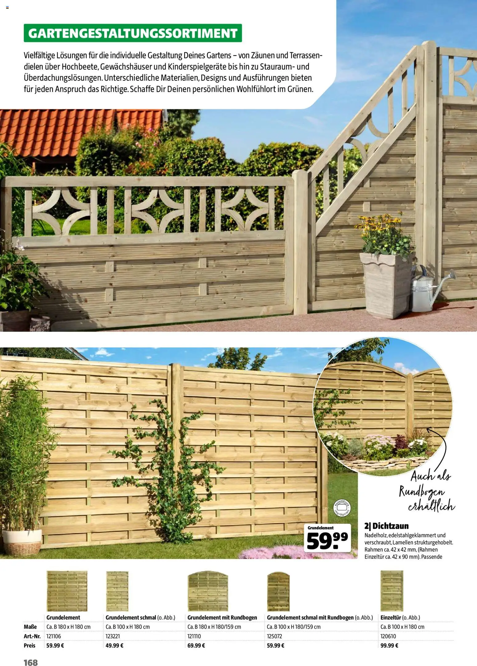 Hagebau Gartenjahr gültig ab 13.03.2026 | Seite: 168