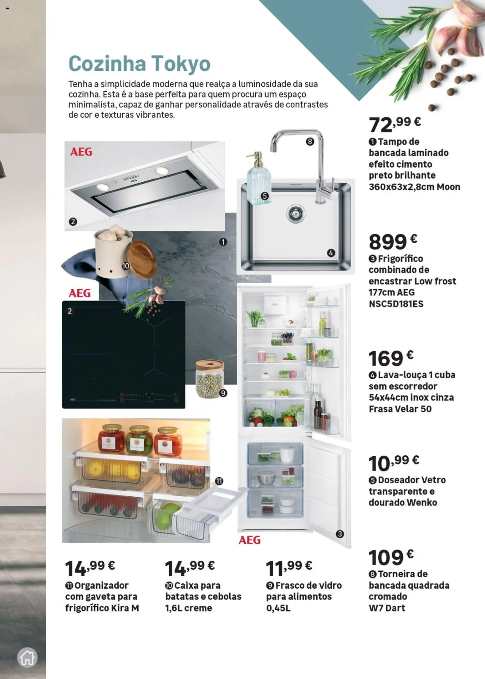 Leroy Merlin Catálogo Cozinhas │ válido de 28.05.2026 | Página: 15 | Produtos: Frigorífico, Torneira, Caixa, Creme