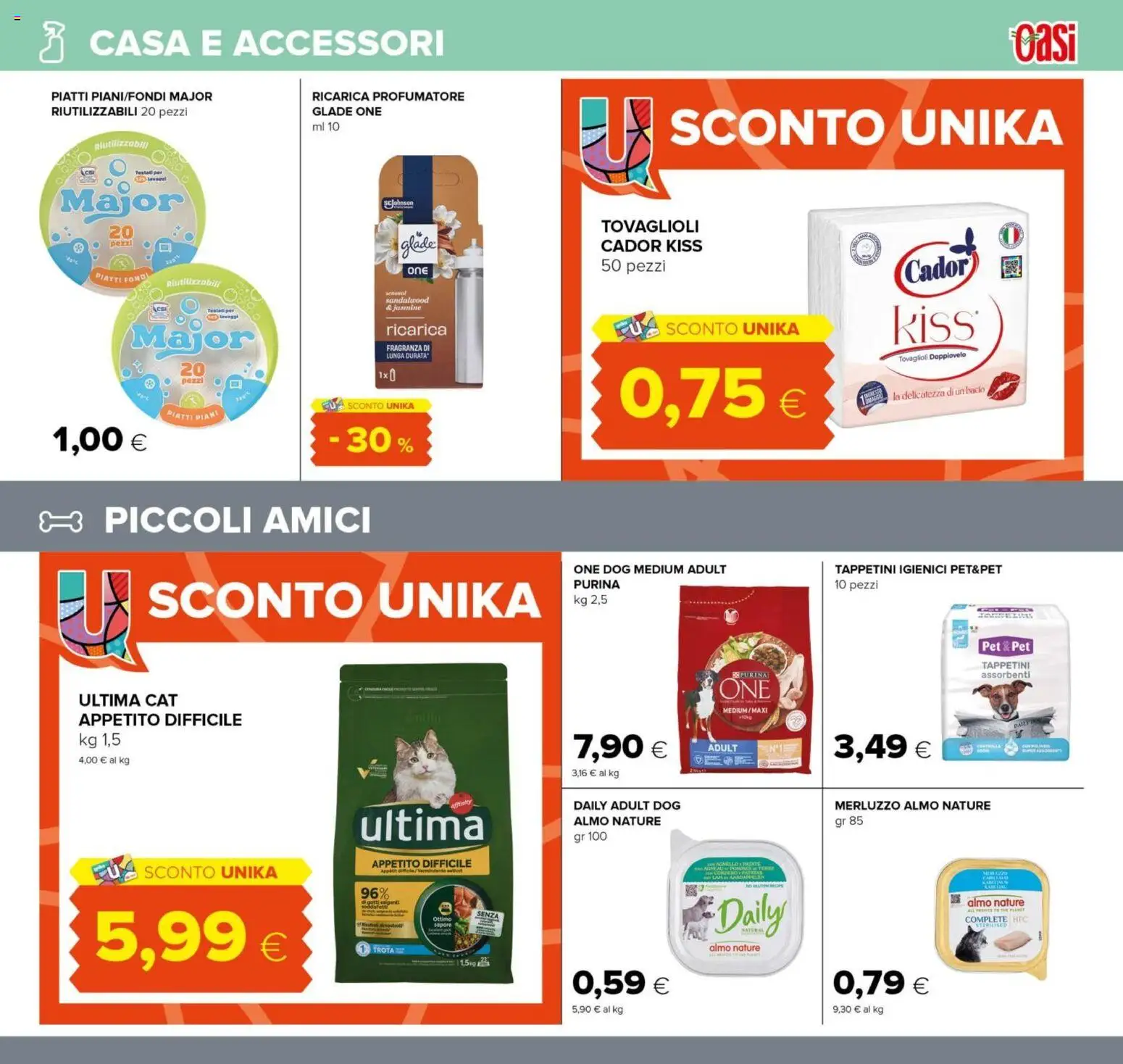 Volantino Oasi del 04/09/2026 | Pagina: 27 | Prodotti: Merluzzo, Piatti, Trota, Fragranza