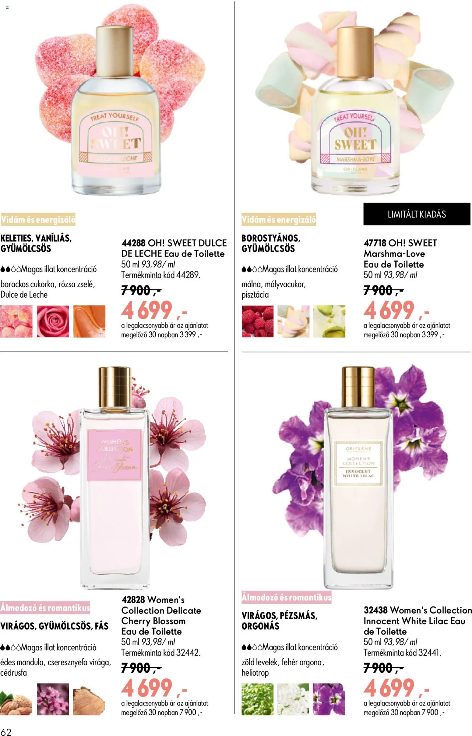 Oriflame akciós ujság - amely érvényes a következő dátumtól: 2026.07.29. | Oldal: 62