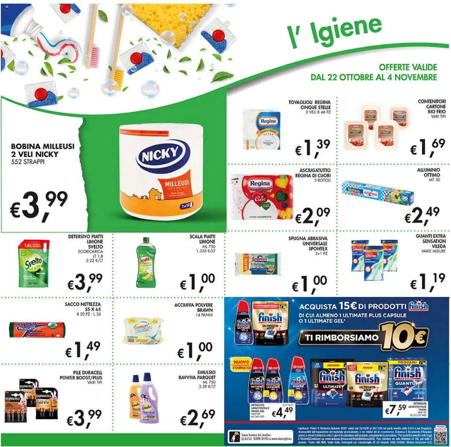 Volantino Coal del 22/10/2026 | Pagina: 26 | Prodotti: Limone, Guanti, Lavastoviglie, Scala