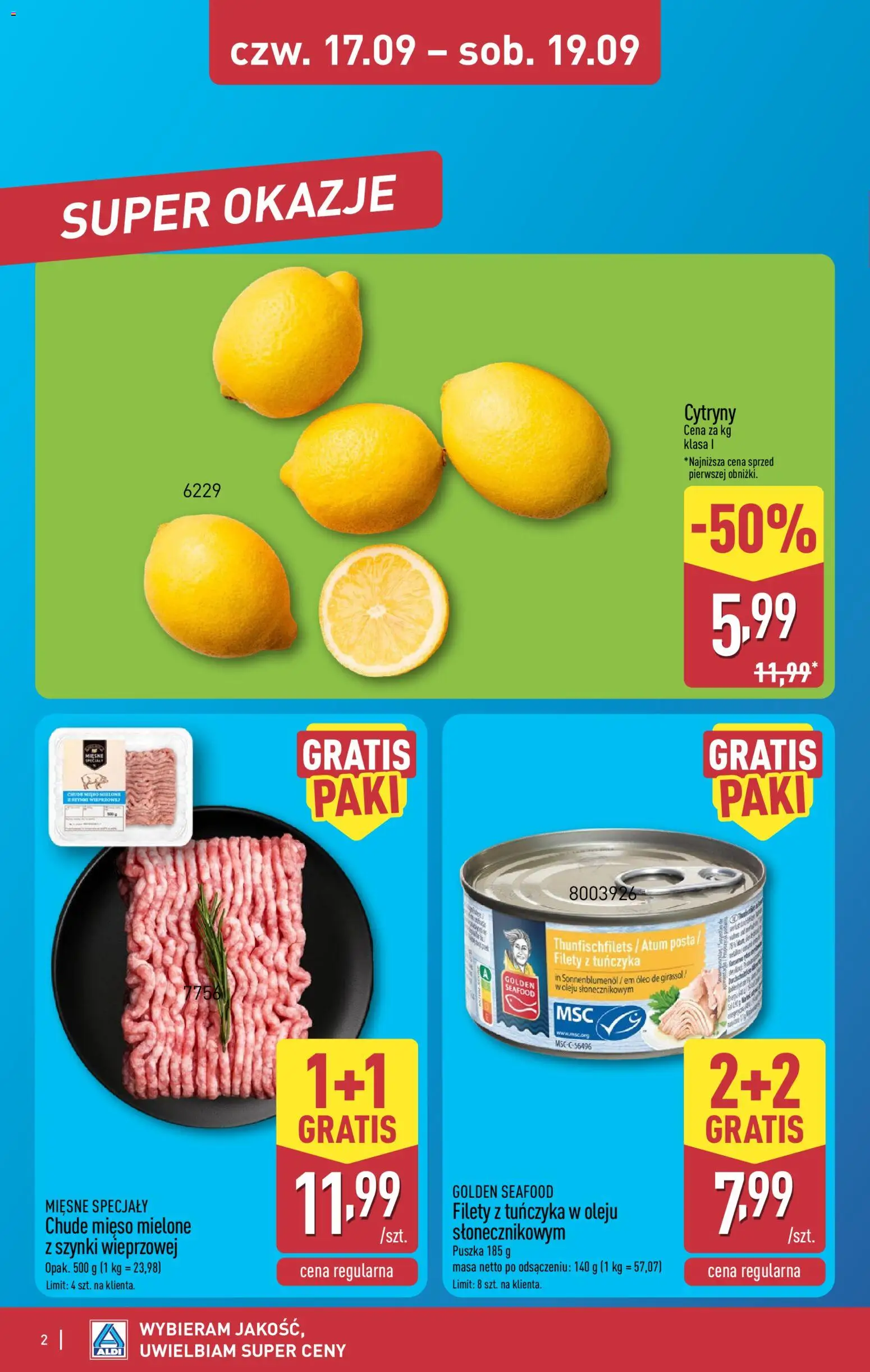 Aldi Polsko leták - Oferta weekendowa od 17.09.2026 | Strana: 2