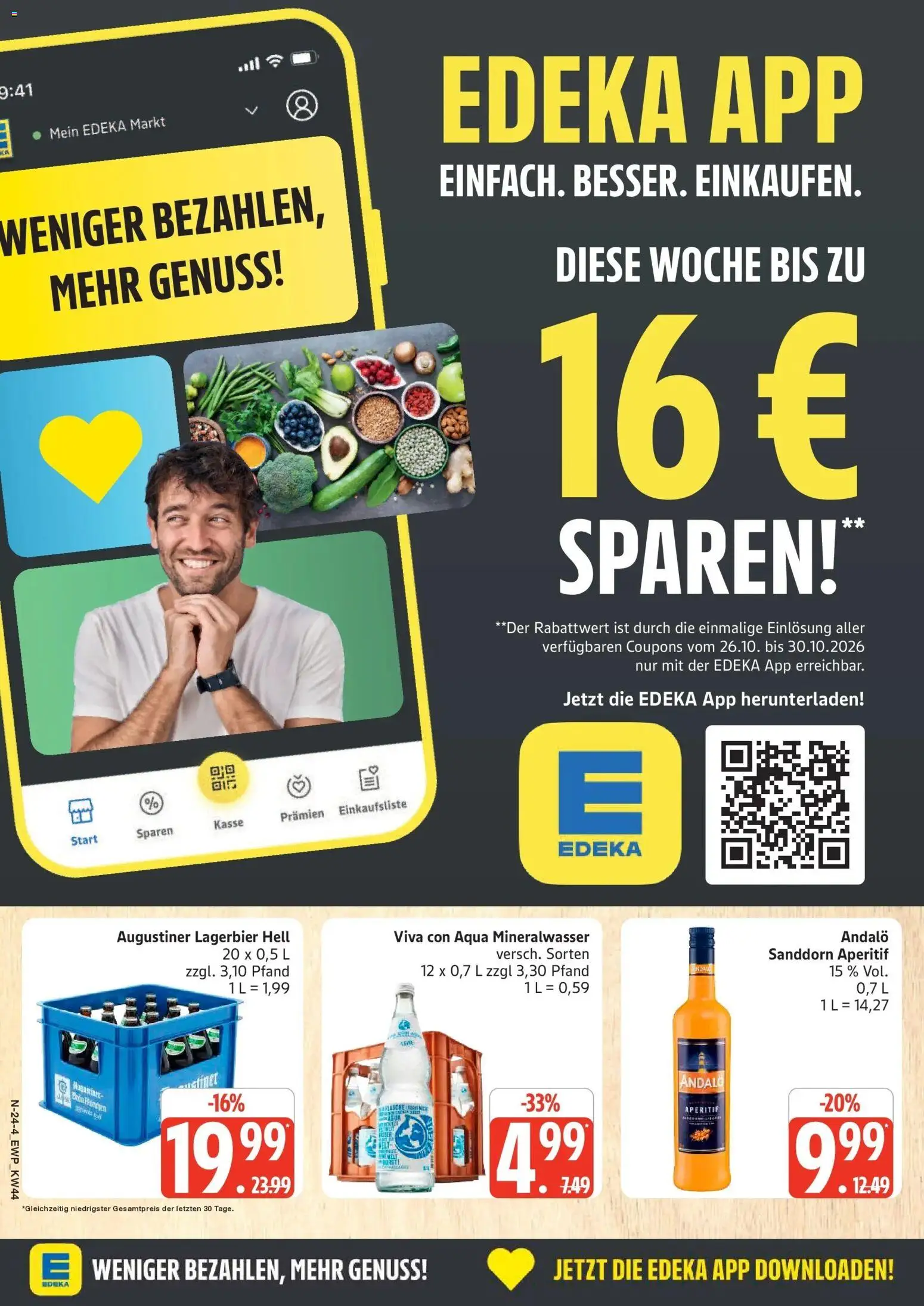 Edeka Prospekt Rostock (ab 26.10.2026) » Angebote Online | Seite: 24 | Produkte: Sanddorn, Mineralwasser