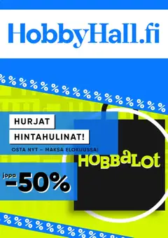 Hobby Hall-mainoslehti voimassa 10.06.2026 alkaen