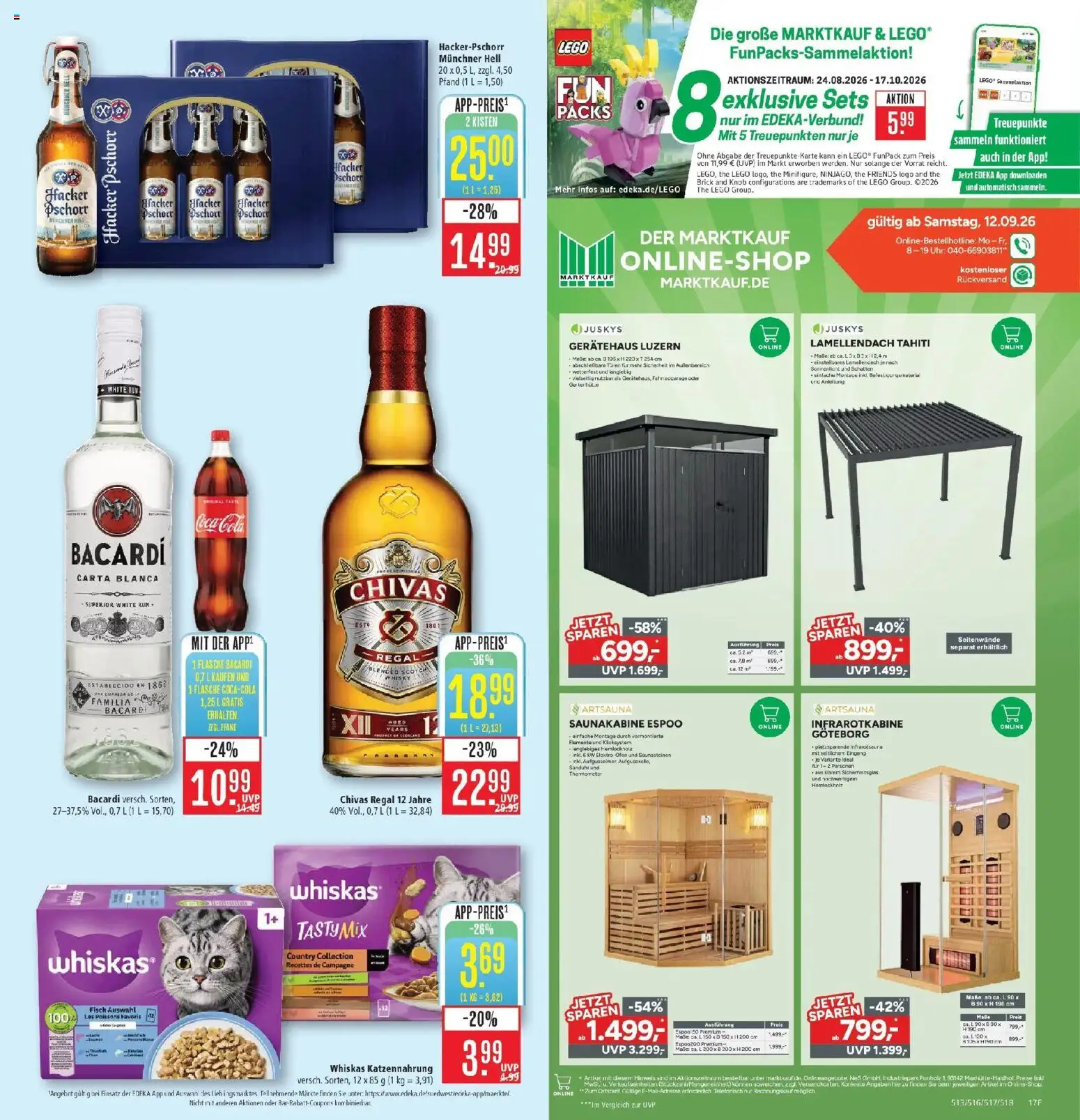 Marktkauf Prospekt Heidenheim (ab 14.09.2026) » Angebote online | Seite: 19 | Produkte: Whisky, Rum, Fisch, Uhr