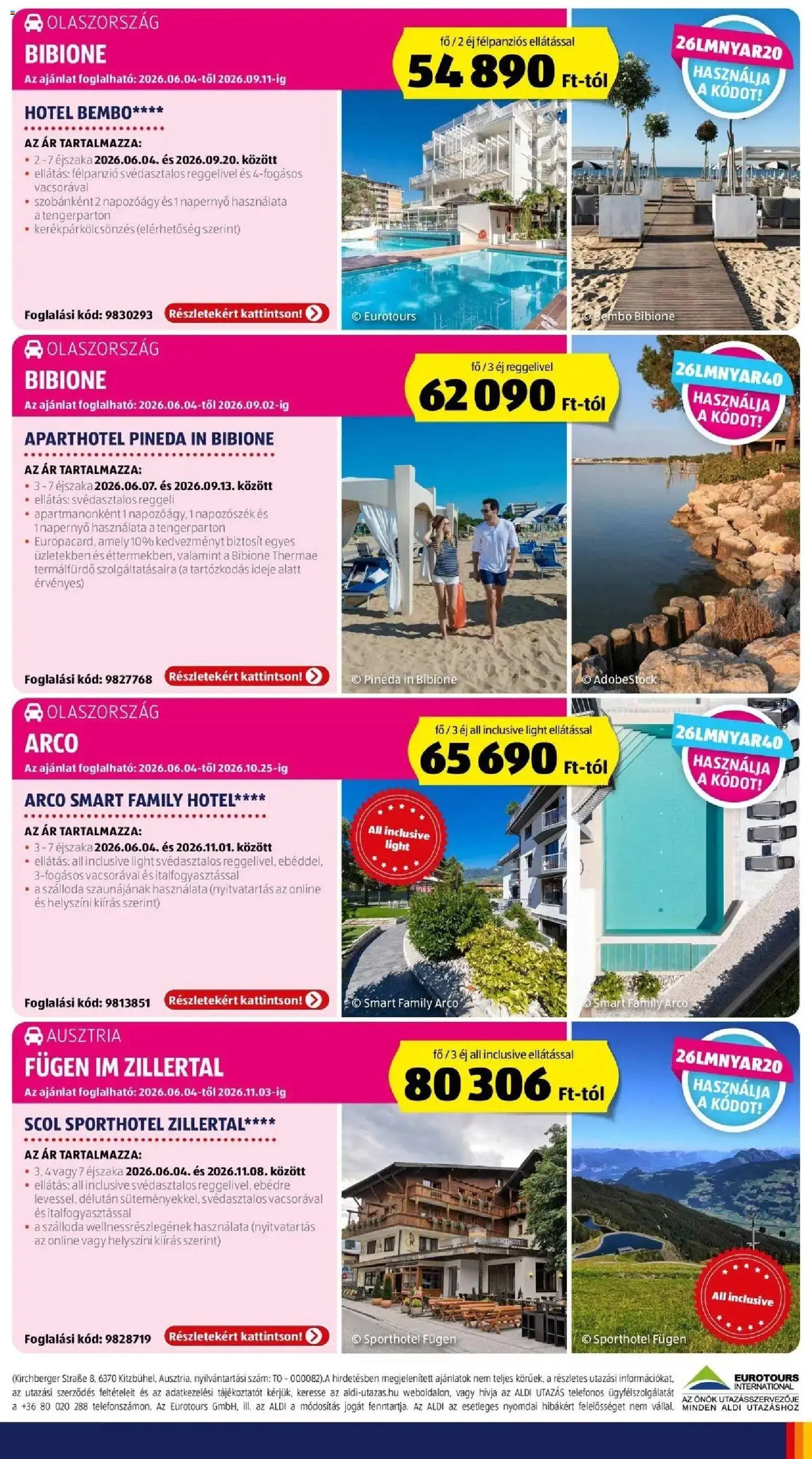 Aldi akciós ujság - amely érvényes a következő dátumtól: 04.06.2026 | Oldal: 61 | Termékek: Napozóágy, Napernyő