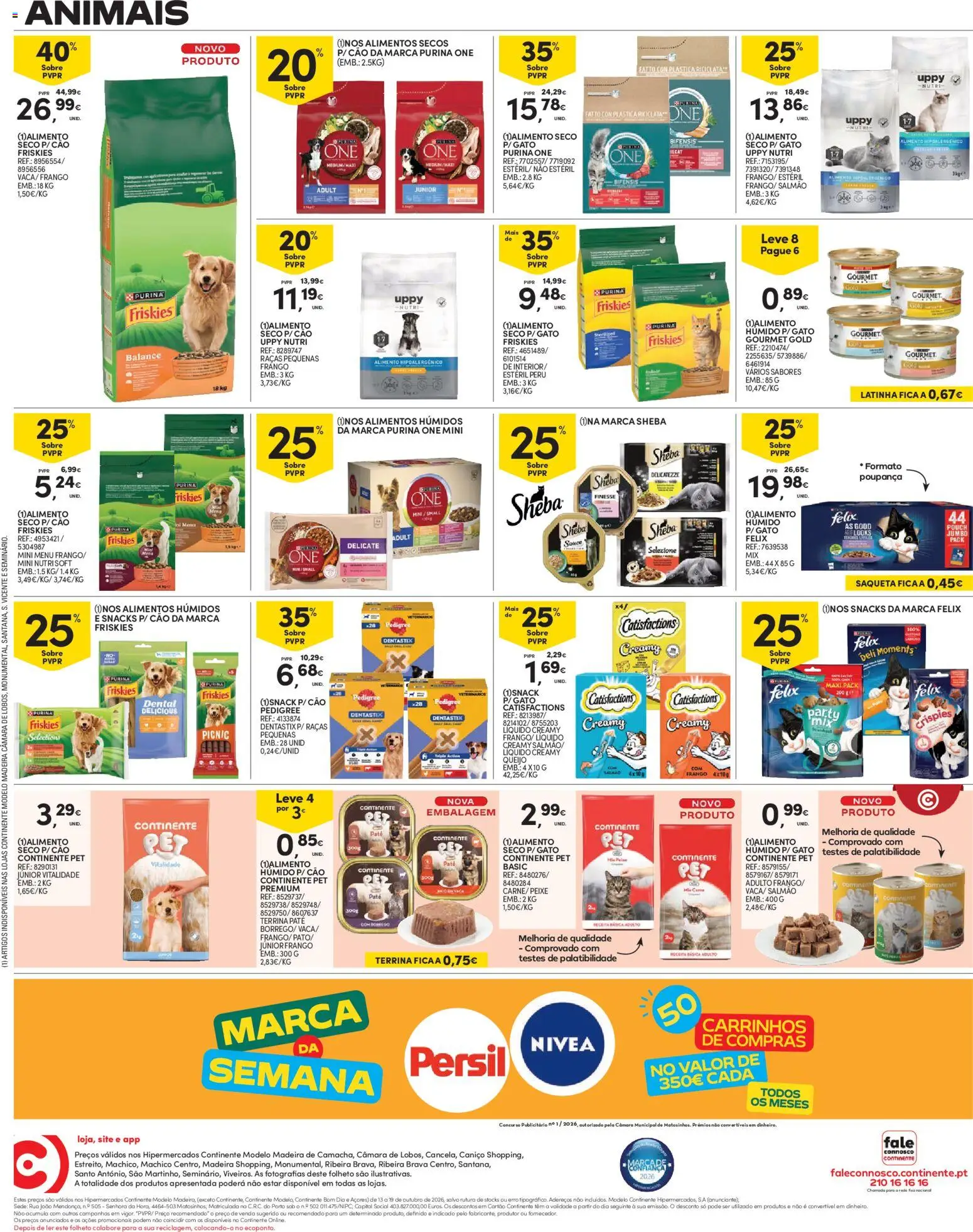 Continente folheto Madeira │ válido de 13/10/2026 | Página: 16 | Produtos: Salmão, Snacks, Peixe, Persil