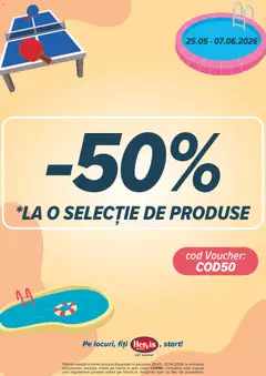Ofertele Hervis valabile de la 25.05.2026