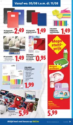 Lidl Folder week 32 - Voorbeeld van een folder van Lidl, geldig van 03/08/2026 | Pagina: 21