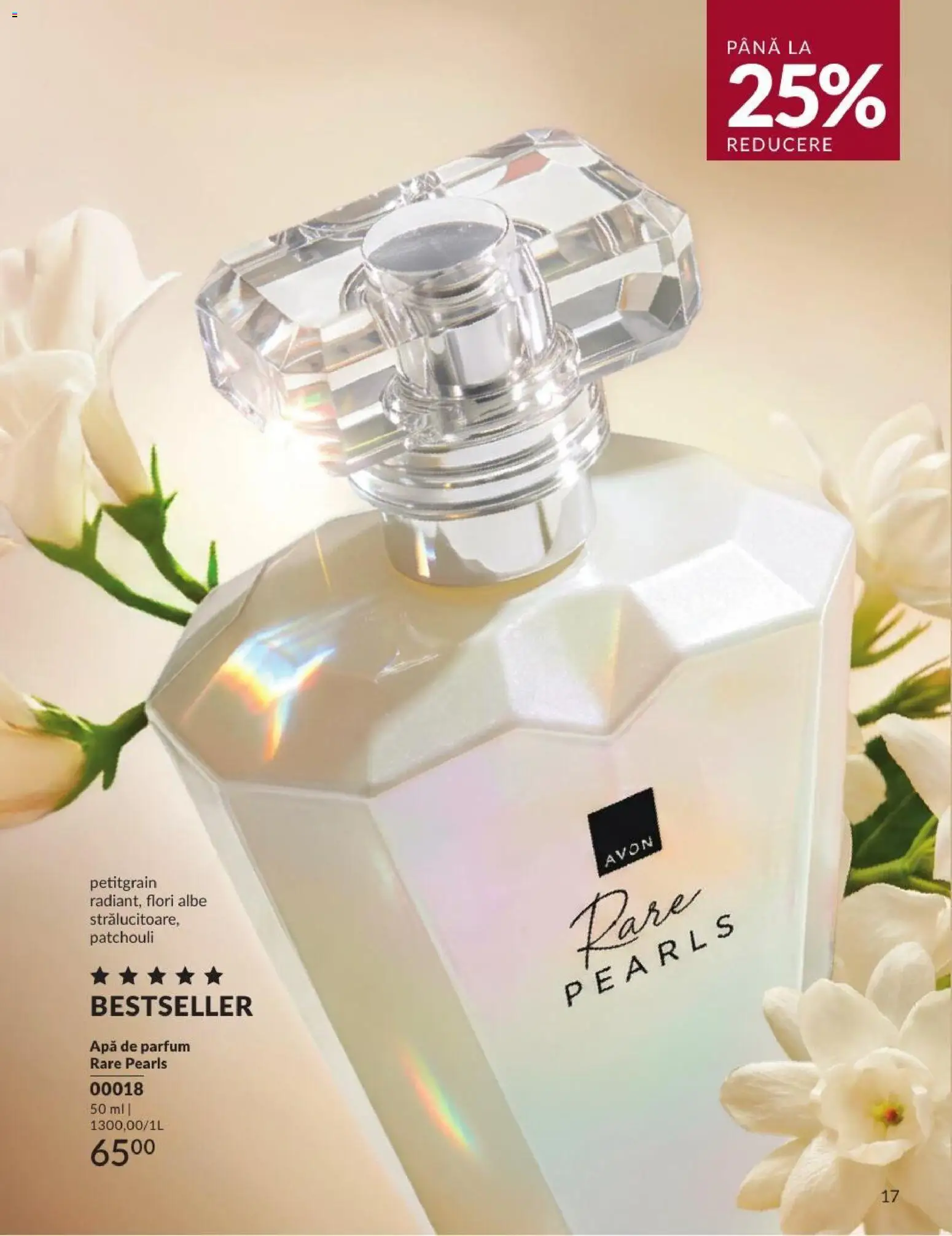 Noul catalog Avon – valabil de la 01.09.2026 | Pagină: 17 | Produse: Apă de parfum, Parfum, Apă, Flori