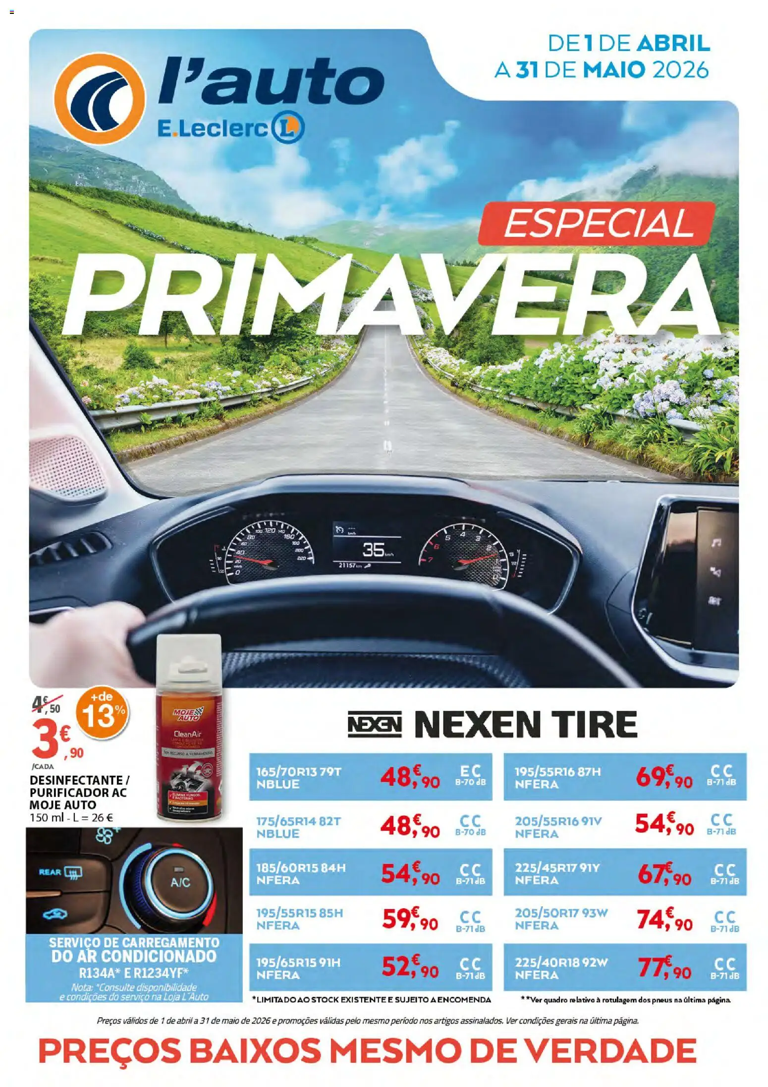 E.Leclerc folheto Auto │ válido de 01.04.2026 | Página: 1 | Produtos: Quadro, Ar condicionado