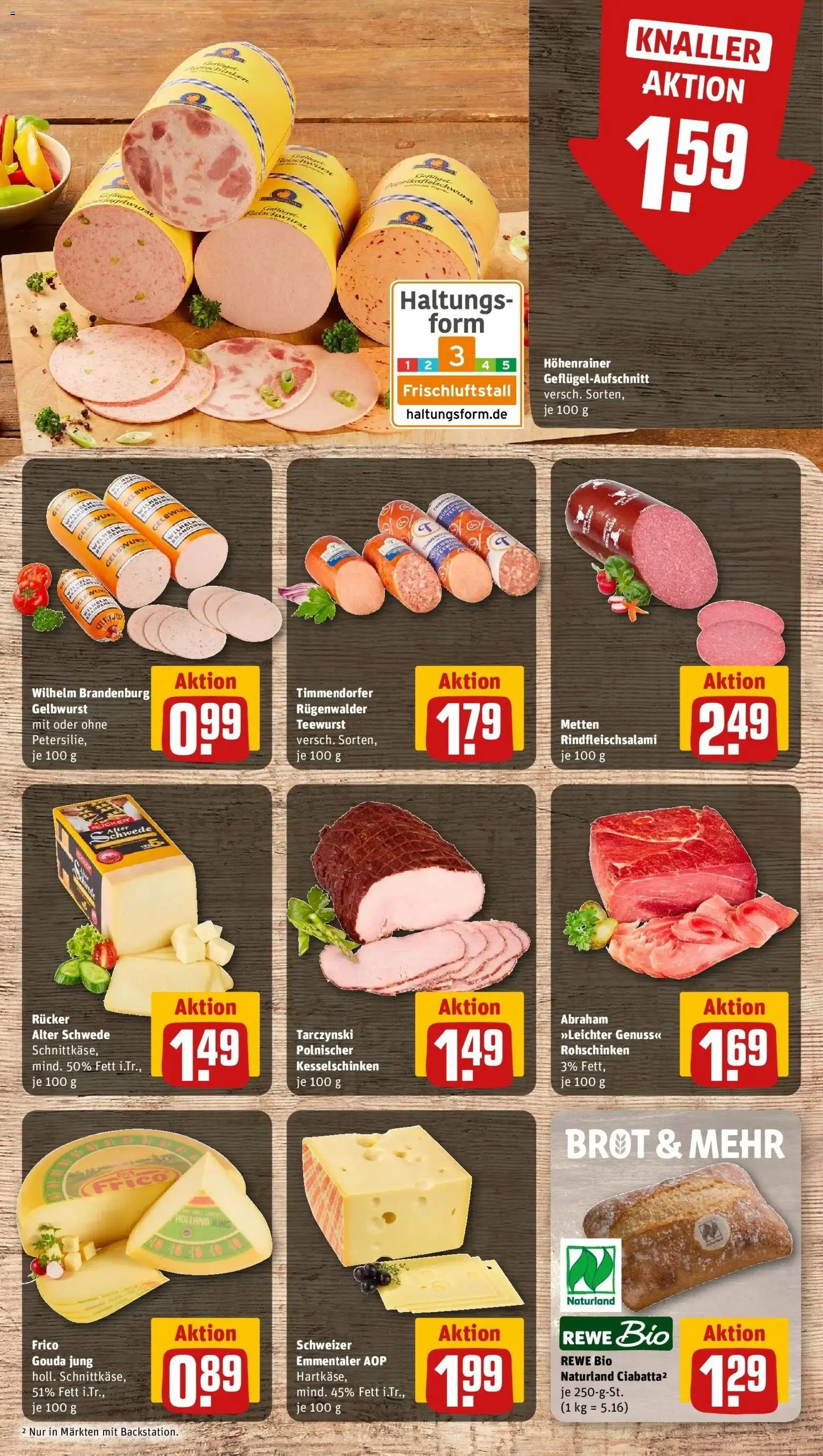 REWE Prospekt ab 10.08.2026 zum Blättern » Angebote | Seite: 7 | Produkte: Gouda, Brot