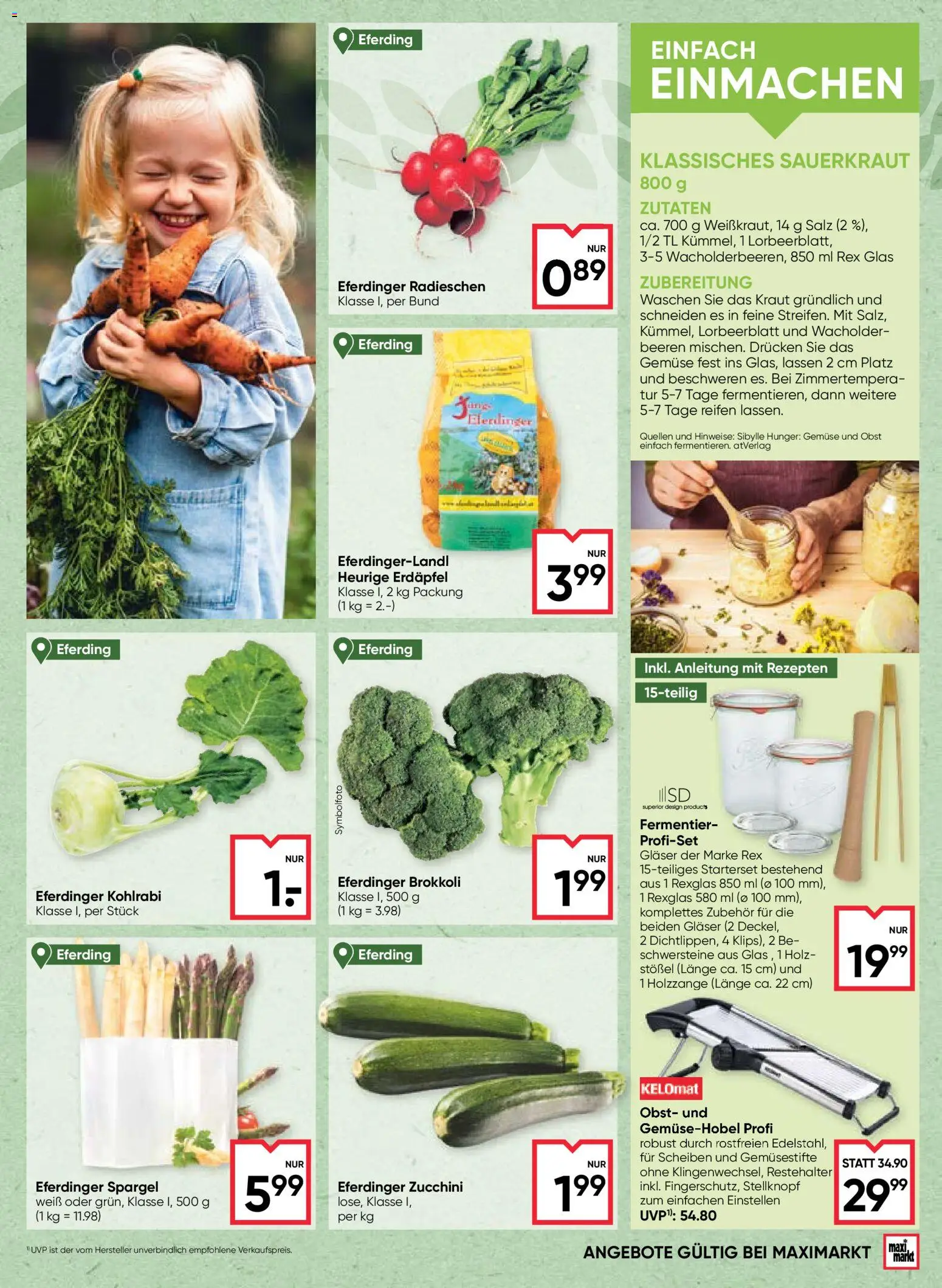 Maximarkt - Das Beste aus Österreich gültig ab 03.06.2026 | Seite: 3 | Produkte: Gemüse, Obst, Salz, Kraut
