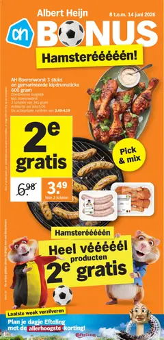 Albert Heijn Folder week / de la semaine 24 - Voorbeeld van een folder van Albert Heijn, geldig van 08.06.2026