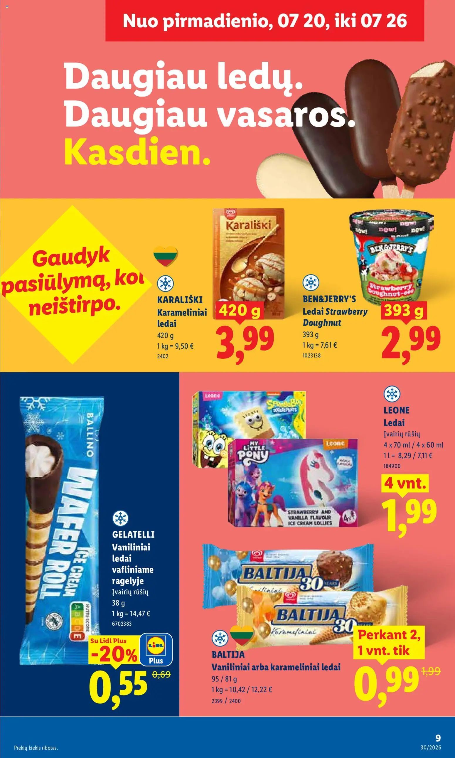 LIDL akcijos nuo 2026.07.20 | Puslapis: 16