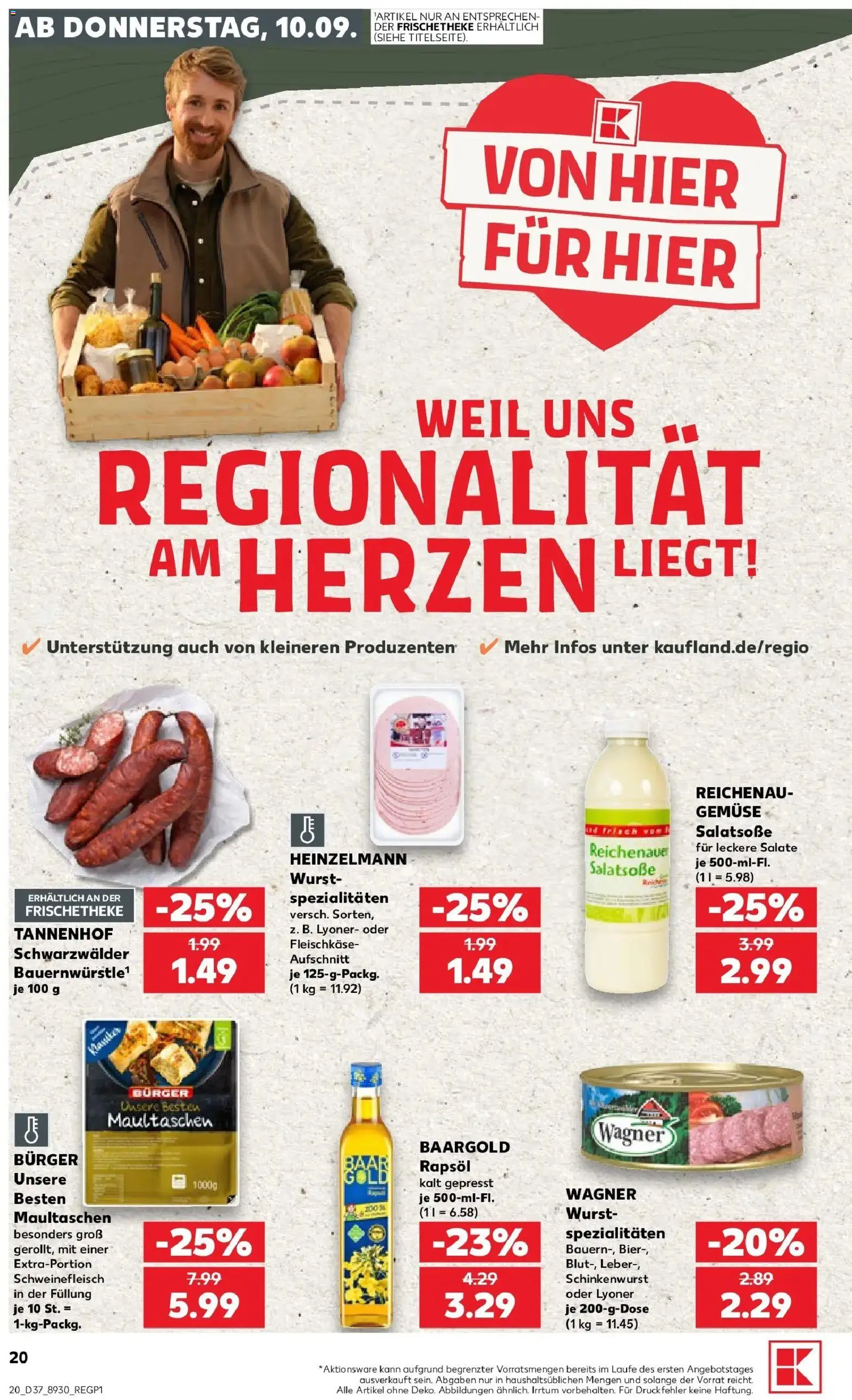 Prospekt Kaufland ab 07.09.2026 » Angebote Online zum Blättern | Seite: 29 | Produkte: Bier, Spezialitäten, Gemüse, Schweinefleisch