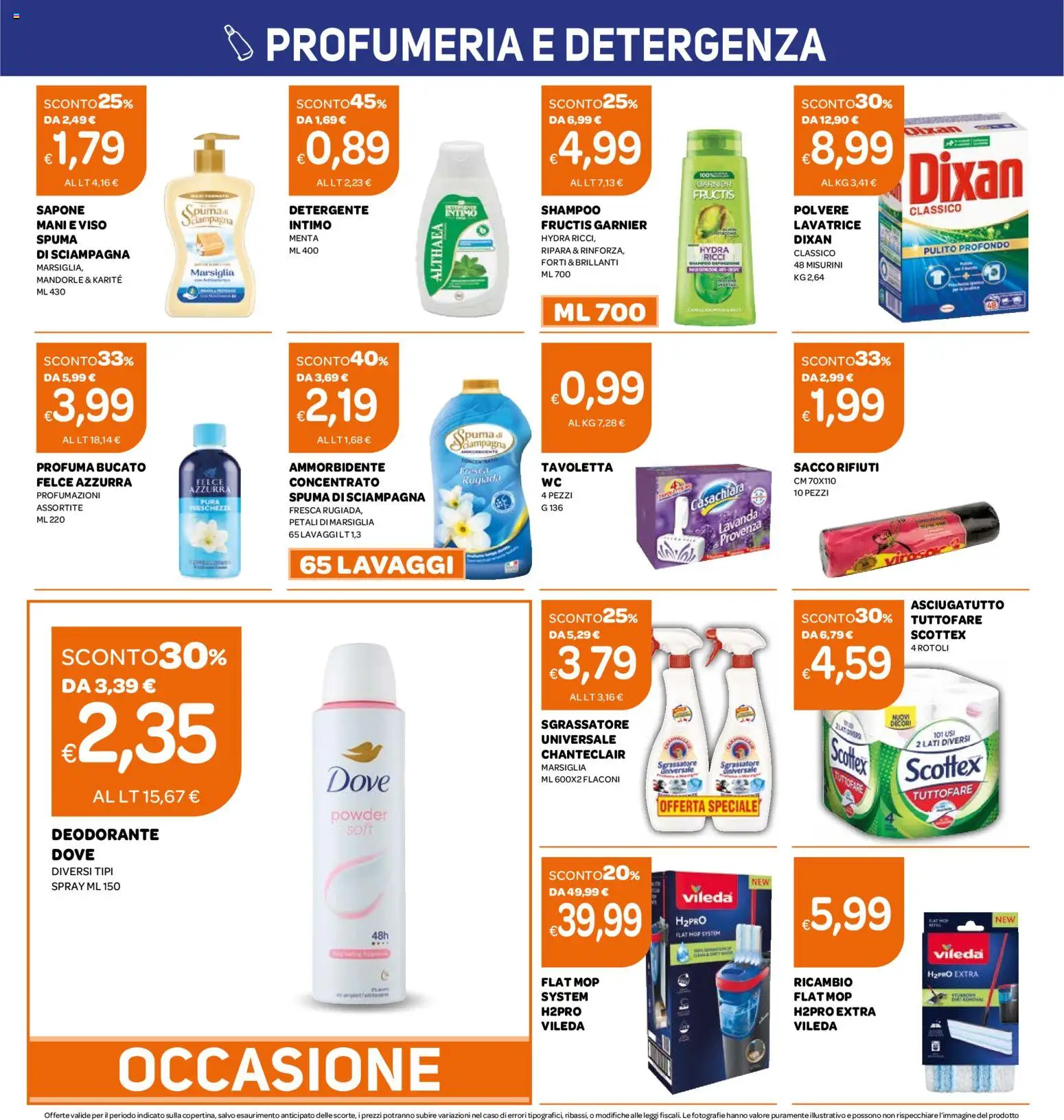 Volantino Ekom del 08/09/2026 | Pagina: 14 | Prodotti: Sapone, Sgrassatore, Mandorle, Lavanda