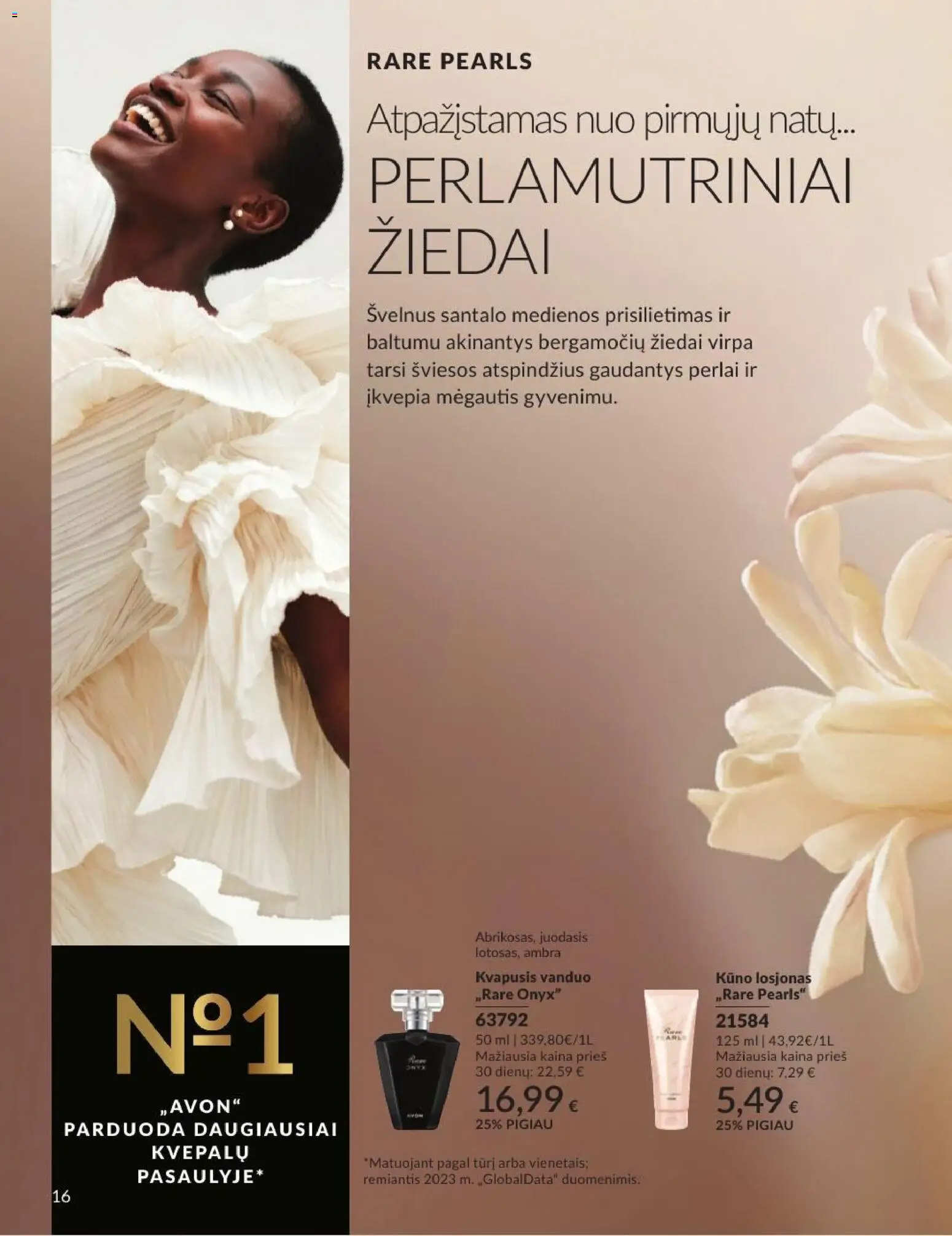 AVON akcijos nuo 2026.09.01 | Puslapis: 16 | Prekių: Kvapusis vanduo, Vanduo