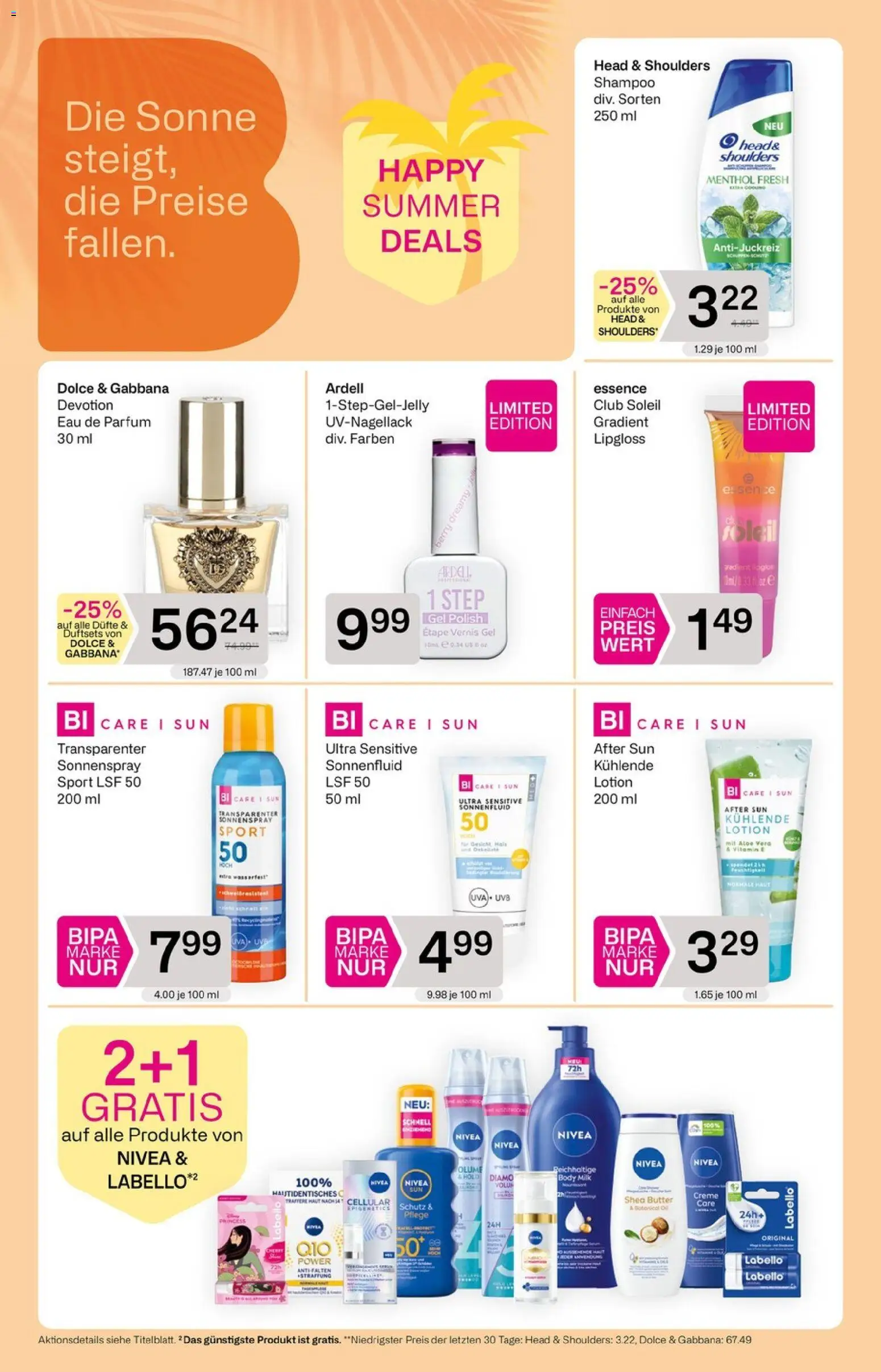 Bipa Flugblatt gültig ab 09.07.2026 | Seite: 2 | Produkte: Lipgloss, Shampoo, Butter, Creme