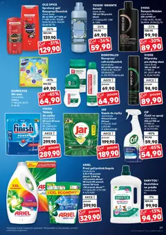 Náhled letáku DOMESTOS WC blok, různé druhy 3x50 g od 20.05.2026 | Strana: 29 | Produkty: Deodorant, Jar kapsle, Kapsle, Cif