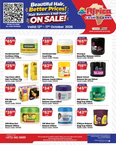 Africa Cash & Carry specials catalogue – valid from 12/10/2026