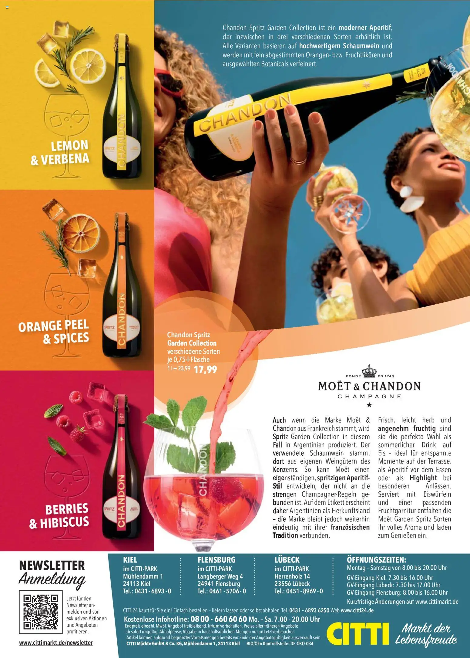 CITTI Markt Sommer Aperitifs – gültig ab 24.06.2026 | Seite: 8 | Produkte: Orangen, Eis, Uhr