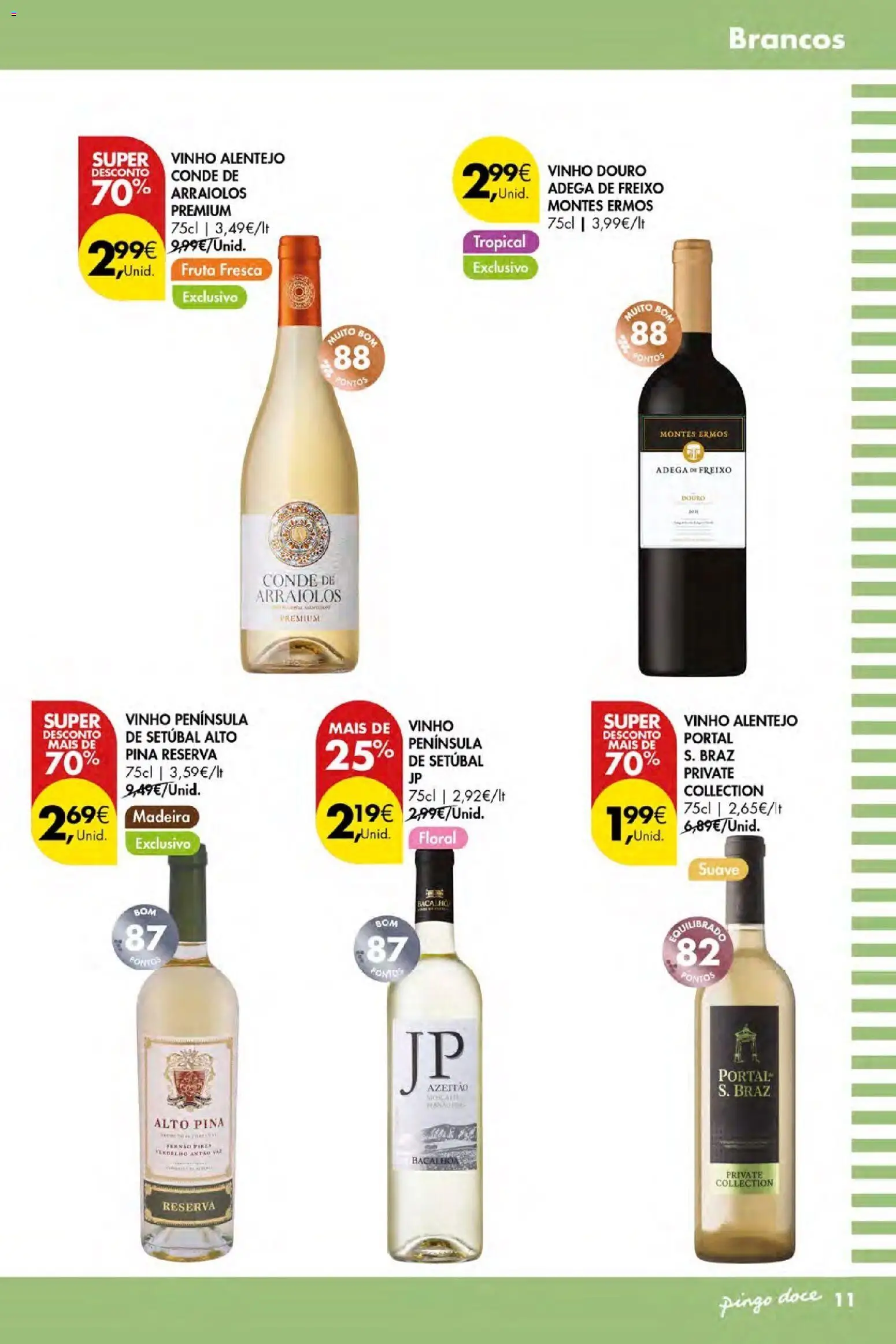 Pingo Doce Folheto Vinhos Frescos Açores │ válido de 02/07/2026 | Página: 11 | Produtos: Vinho