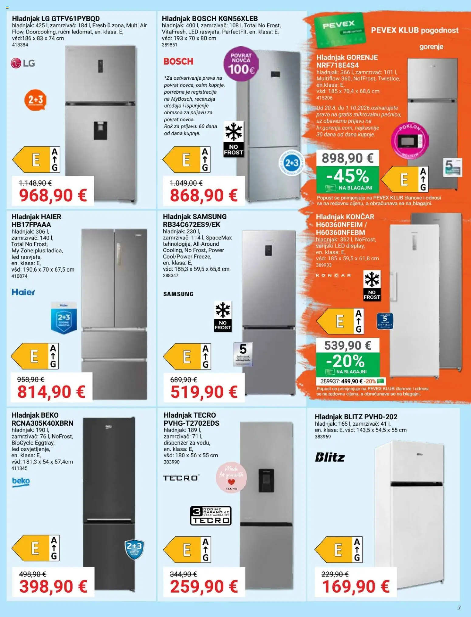 Pevex katalog | vrijedi od 24.09.2026 | Stranica: 7