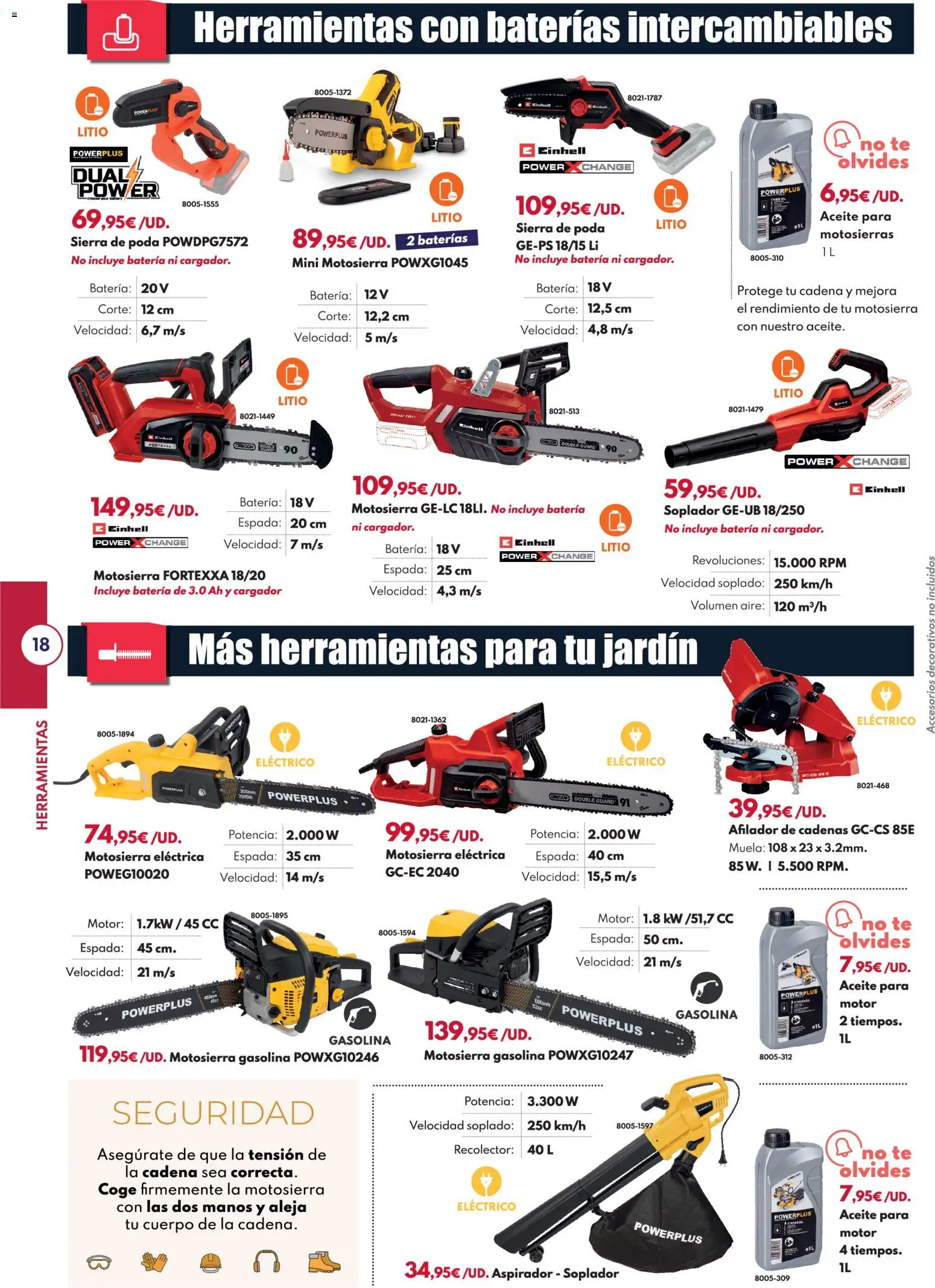 BricoCentro - Folleto Vuelta al Cole │ válido desde el 24/08/2026 | Página: 18 | Productos: Aceite, Té, Aspirador, Batería