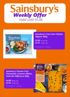 Preview of Sainsbury's - Weekly offers valid from 26.05.2026 | Page: 3 | Products: Chicken, Cheesecake, Milk