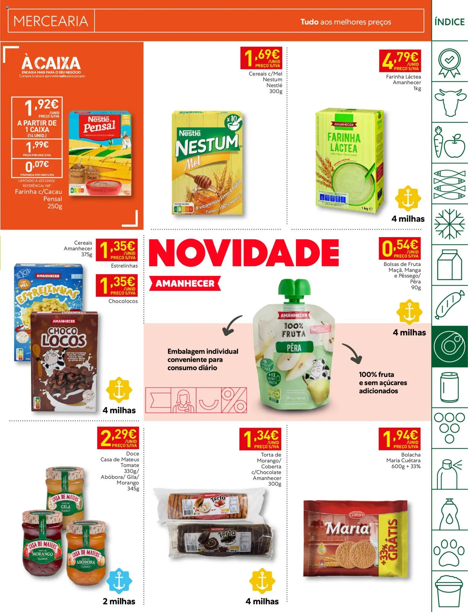 Recheio folheto Madeira │ válido de 06/10/2026 | Página: 19 | Produtos: Ferro, Nestlé, Abóbora, Cereais