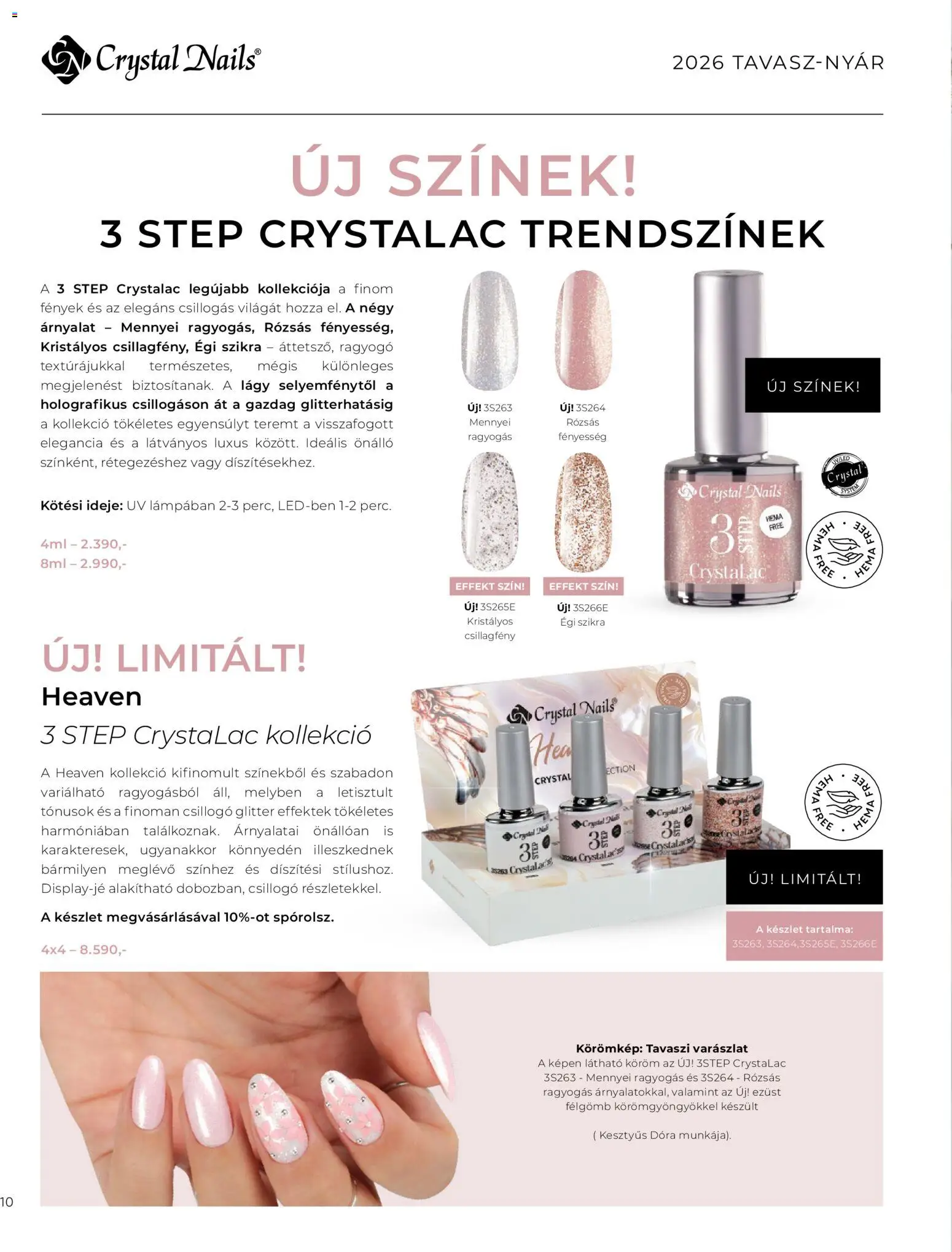 Crystal Nails akciós ujság - amely érvényes a következő dátumtól: 09.03.2026 | Oldal: 10