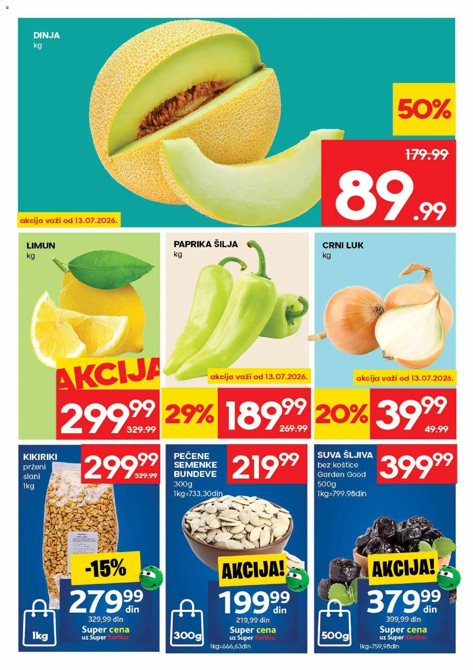 Roda katalog - važi od 09.07.2026 | Strana: 3 | Proizvode: Paprika, Kikiriki, Šljiva, Limun